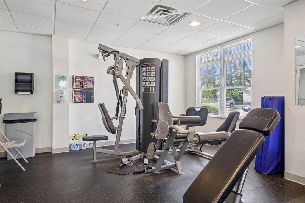 614 Pond Street, Unit 2104 Braintree, MA 02184 - Photo 21 of 29 a view of a room with gym equipment