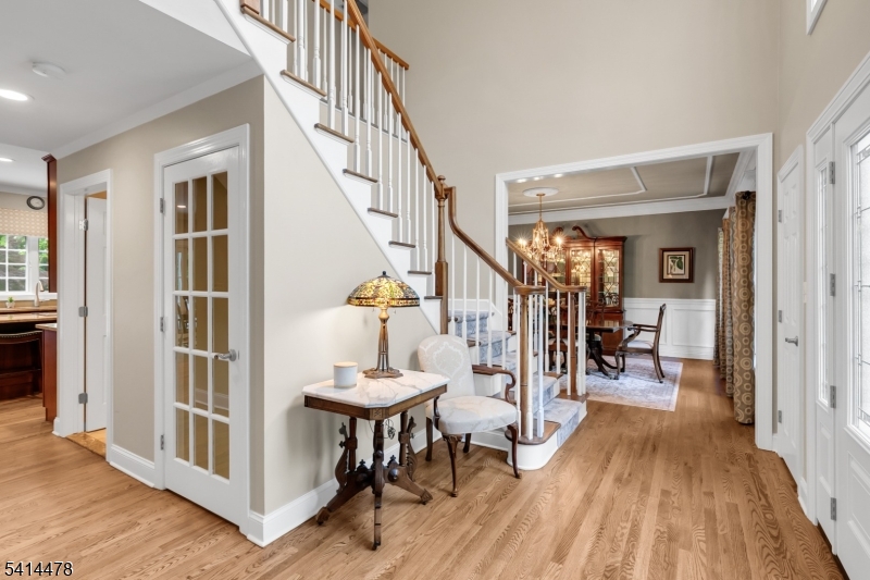 33 St Nickolas Way Bernards, NJ 07920 - Photo 5 of 50 a view of hall way with furniture and fireplace