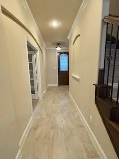 wooden floor in an empty room