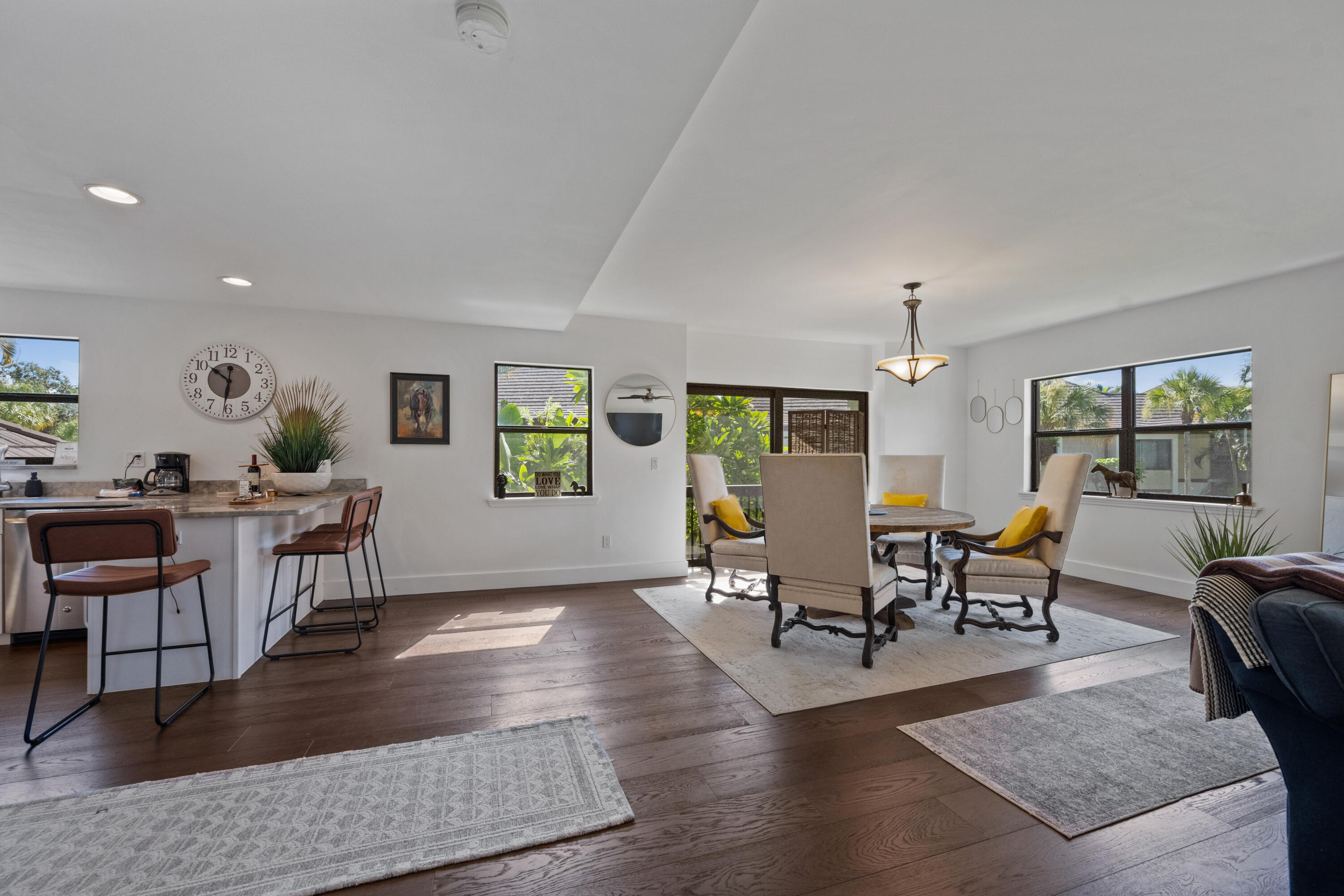 13388 Polo Road West, Unit 201 Wellington, FL 33414 - Photo 19 of 19 a living room with furniture and wooden floor