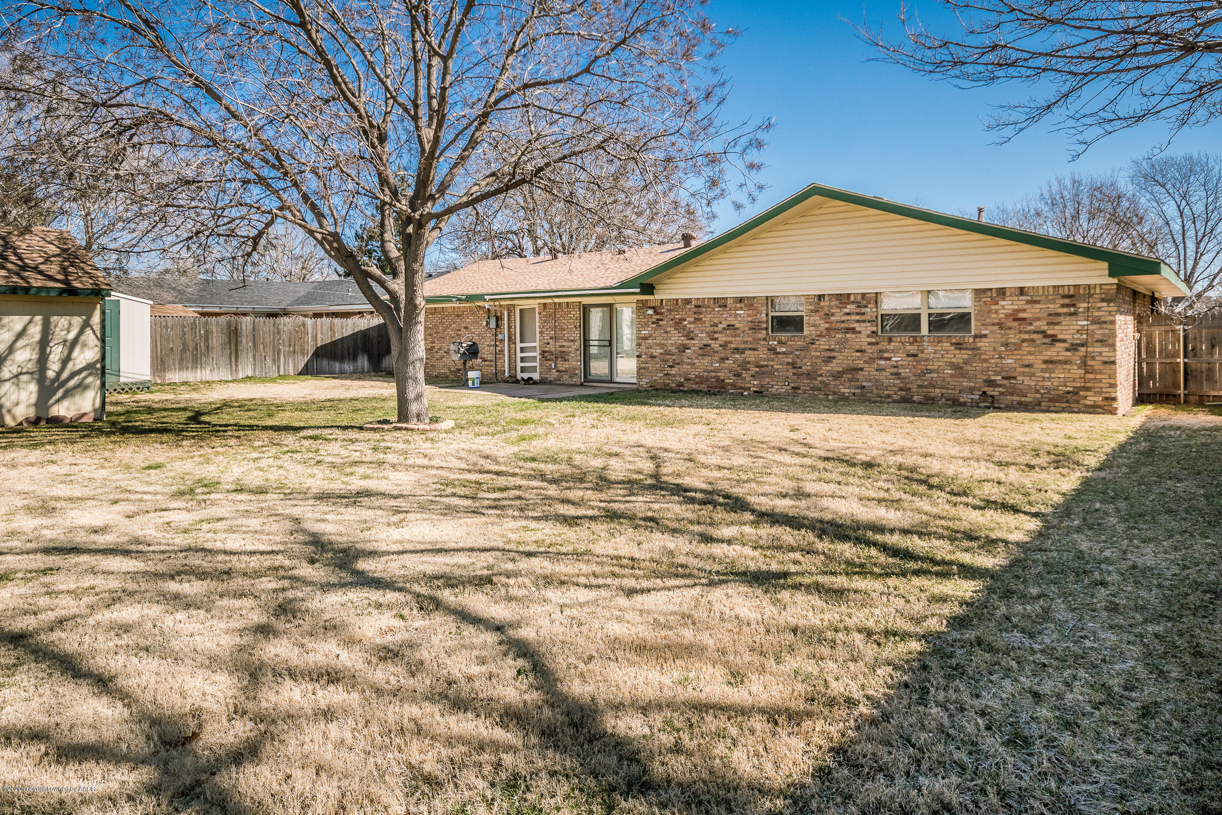 3602 Royal Road Amarillo, TX 79109 - Photo 15 of 17 Back Yard
