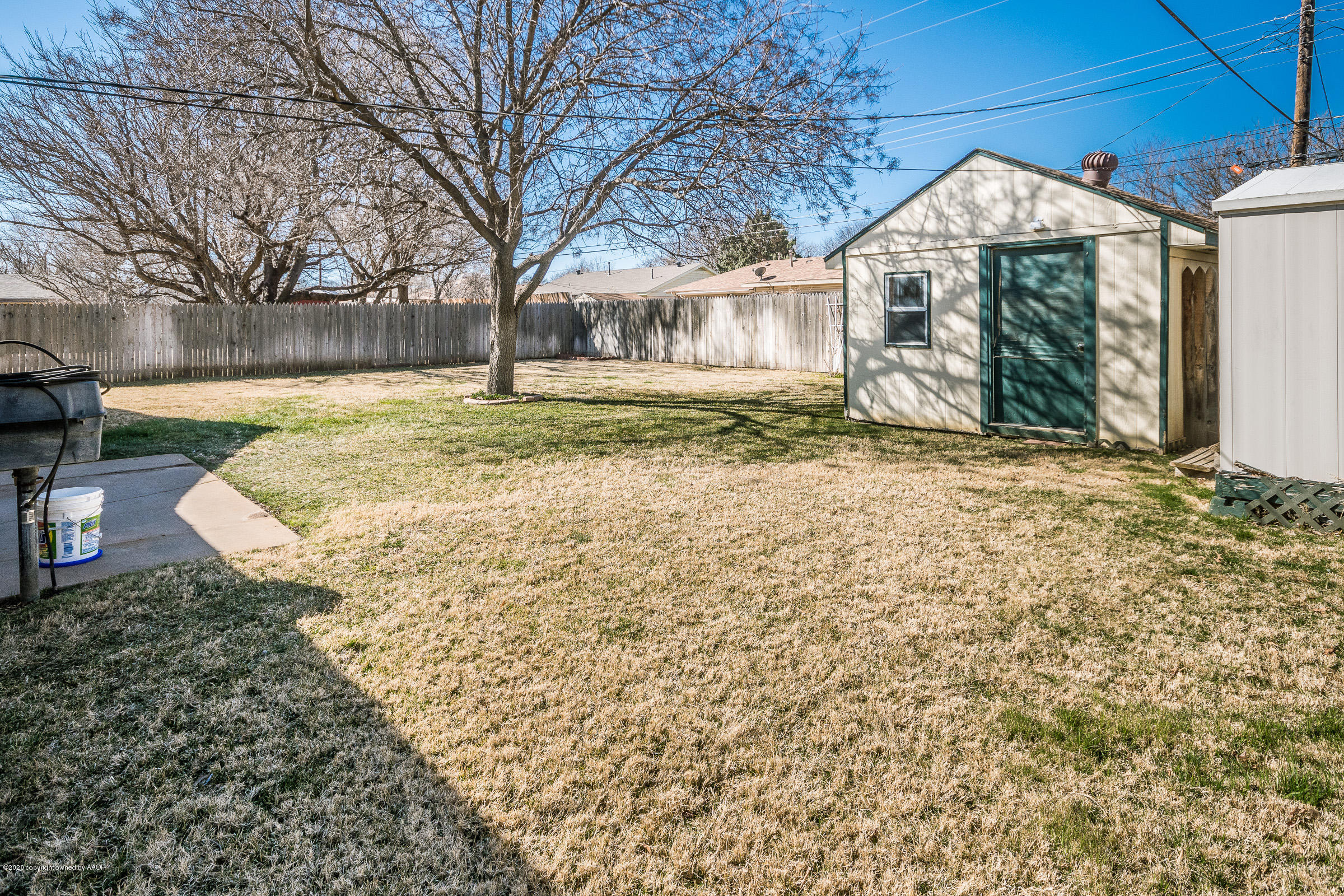 3602 Royal Road Amarillo, TX 79109 - Photo 16 of 17 Back Yard (2)