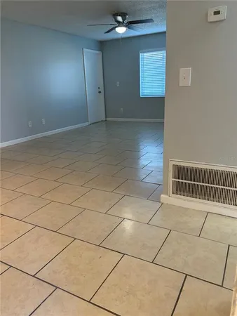 a view of hallway with stairs