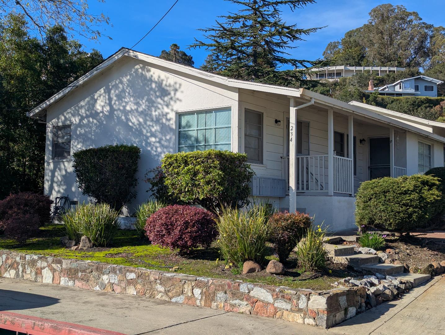 234 High Street Santa Cruz, CA 95060 - Photo 2 of 10 front view of a house with a garden