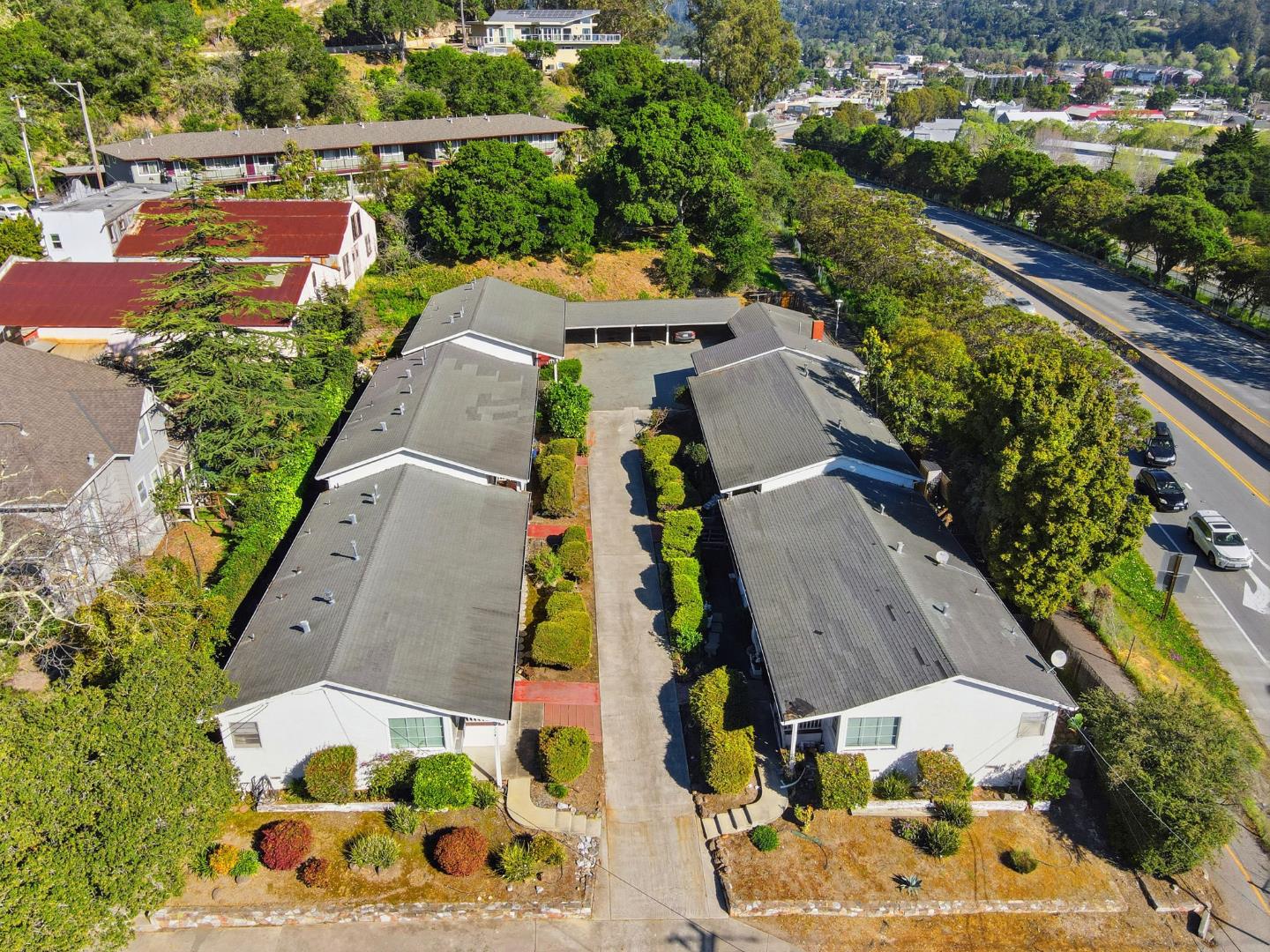 234 High Street Santa Cruz, CA 95060 - Photo 4 of 10 an aerial view of house with yard swimming pool and outdoor seating