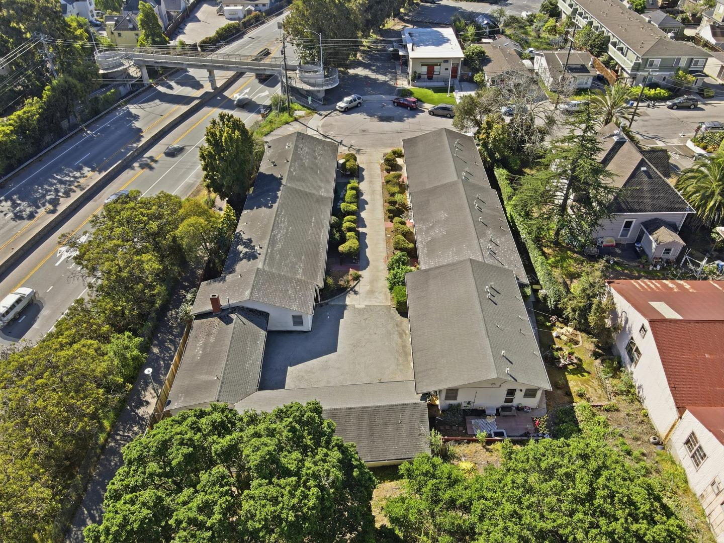 234 High Street Santa Cruz, CA 95060 - Photo 6 of 10 an aerial view of a house with a yard