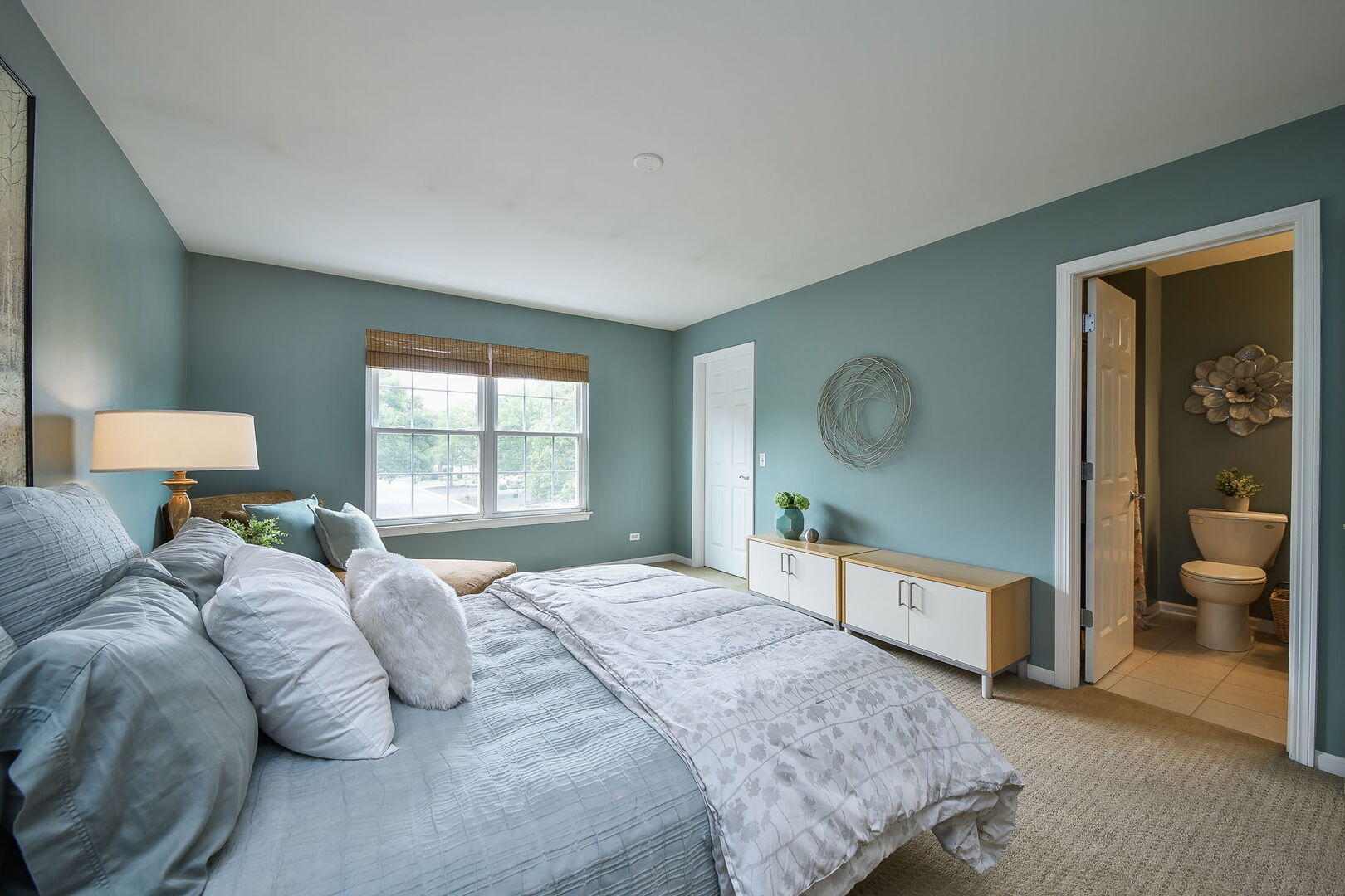 375 Ridge Road North Aurora, IL 60542 - Photo 14 of 24 a bedroom with a bed a window and dresser