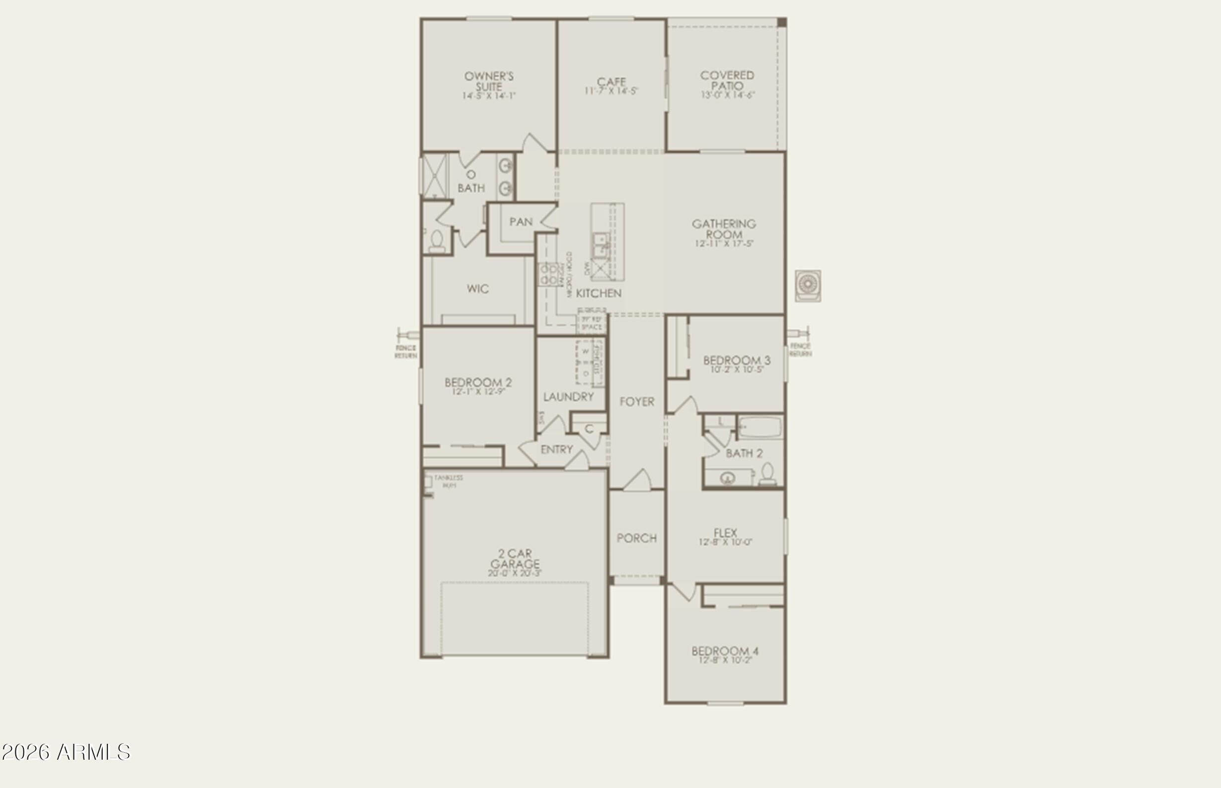 42990 West Palo Amarillo Road Maricopa, AZ 85138 - Photo 23 of 23 Floor Plan