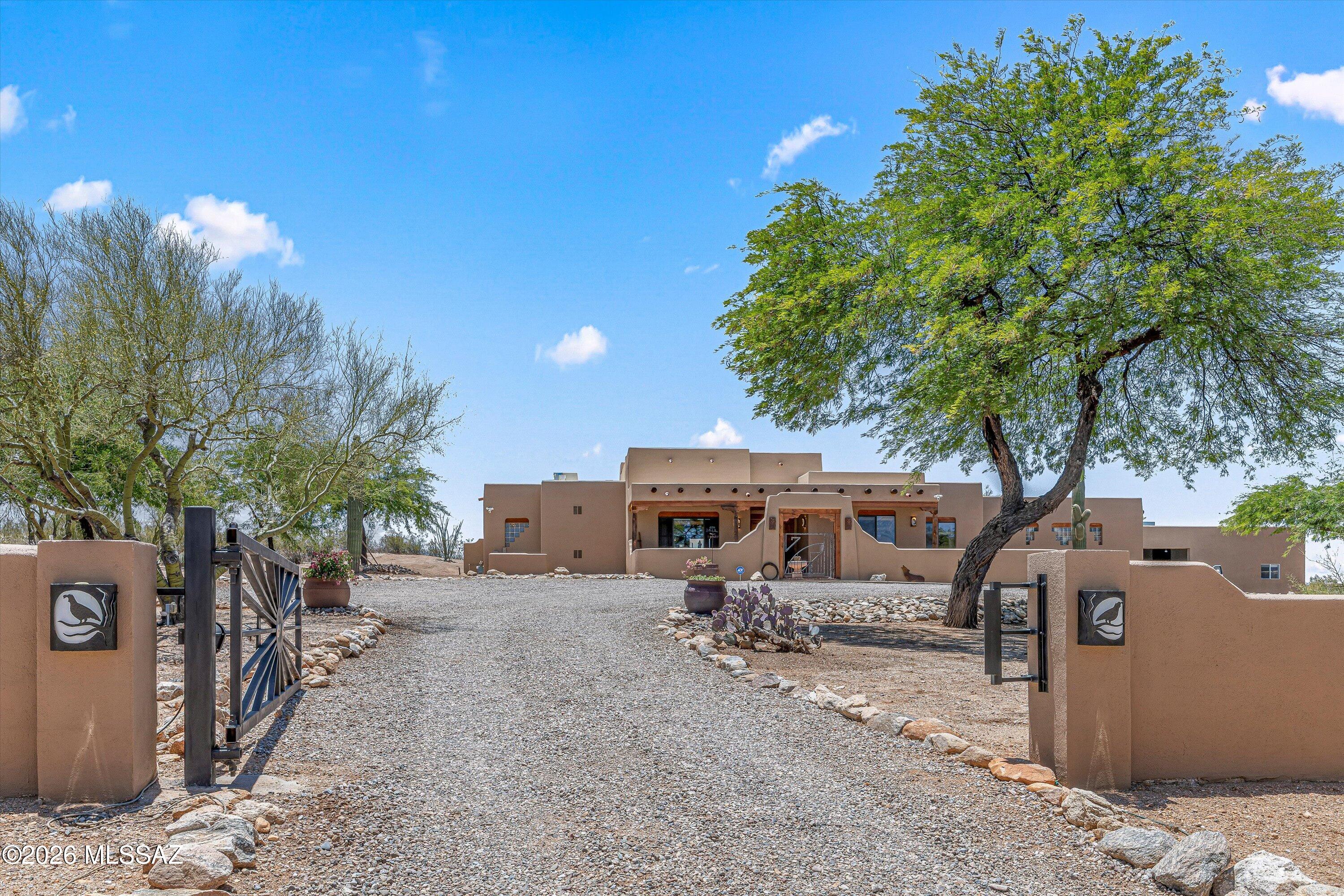 11160 East Golf Links Road Tucson, AZ 85730 - Photo 2 of 51 Gated entry welcomes you home to this Sonoran Desert Estate.