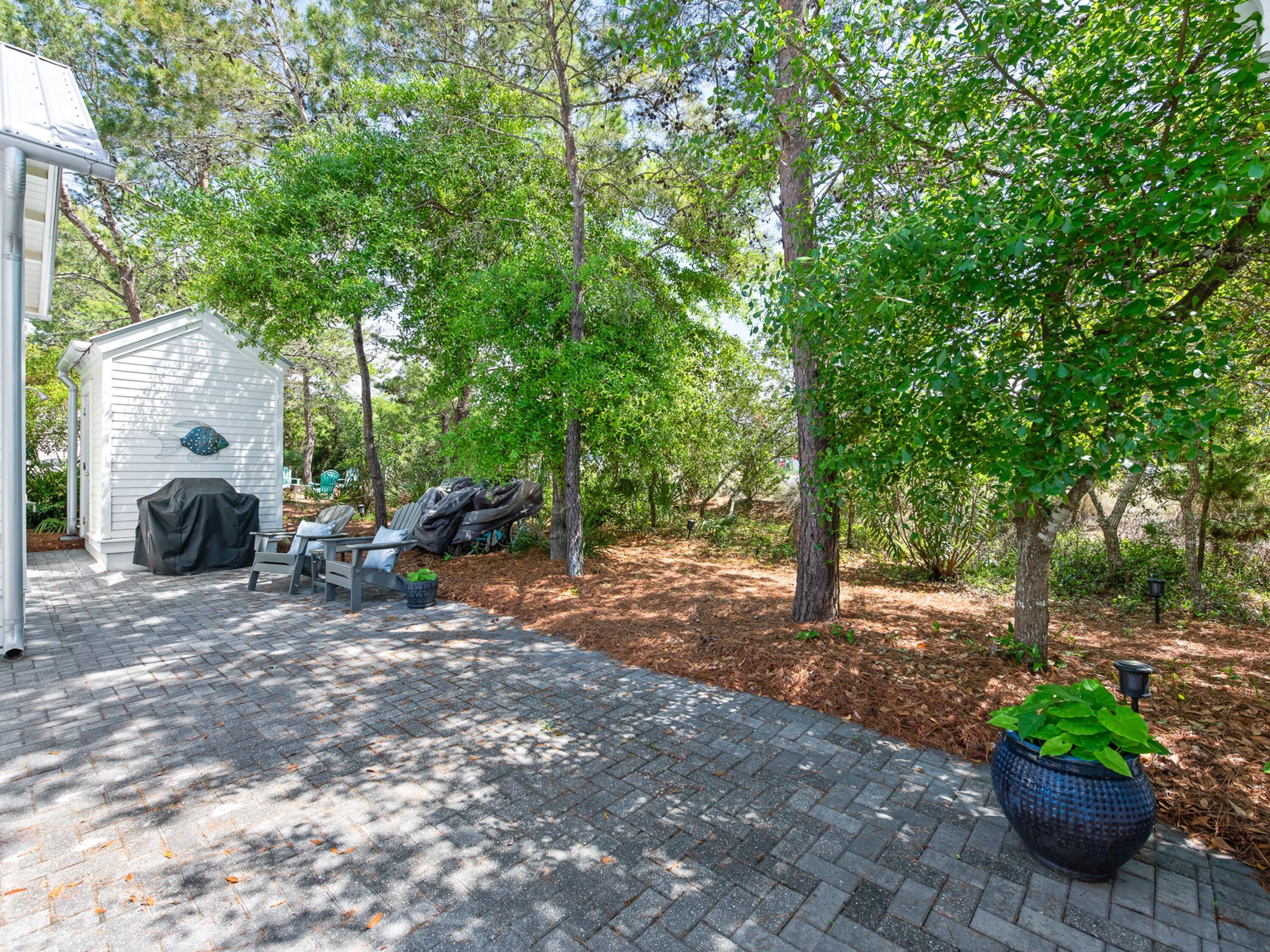 37 Dune Ridge Road Santa Rosa Beach, FL 32459 - Photo 34 of 40 a backyard of a house with lots of green space