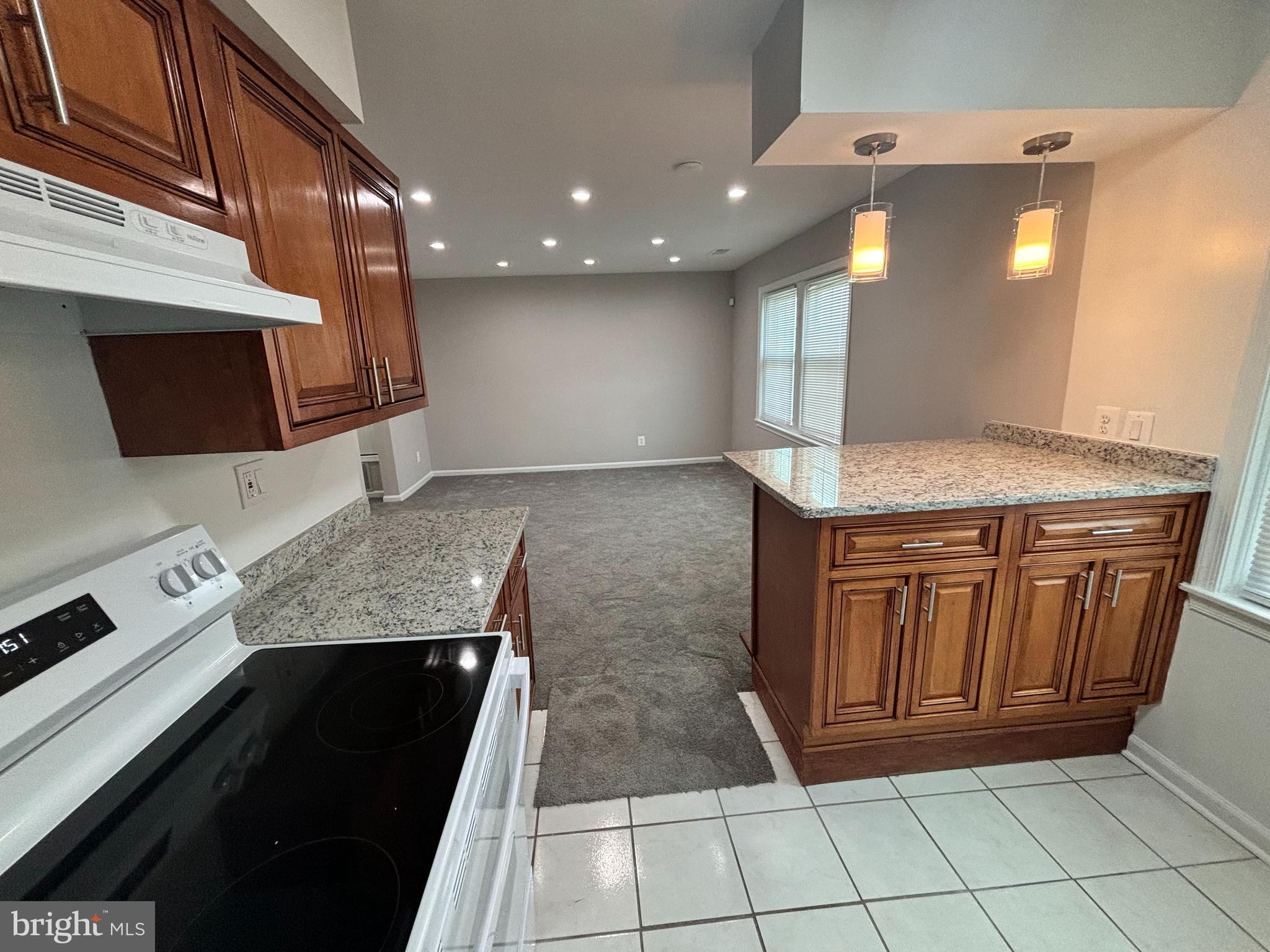 3810 V Street Southeast, Unit 301 Washington, DC 20020 - Photo 7 of 36 a kitchen with stainless steel appliances granite countertop a sink a stove and a microwave oven