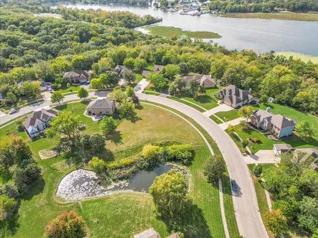 a view of a lake with a lake