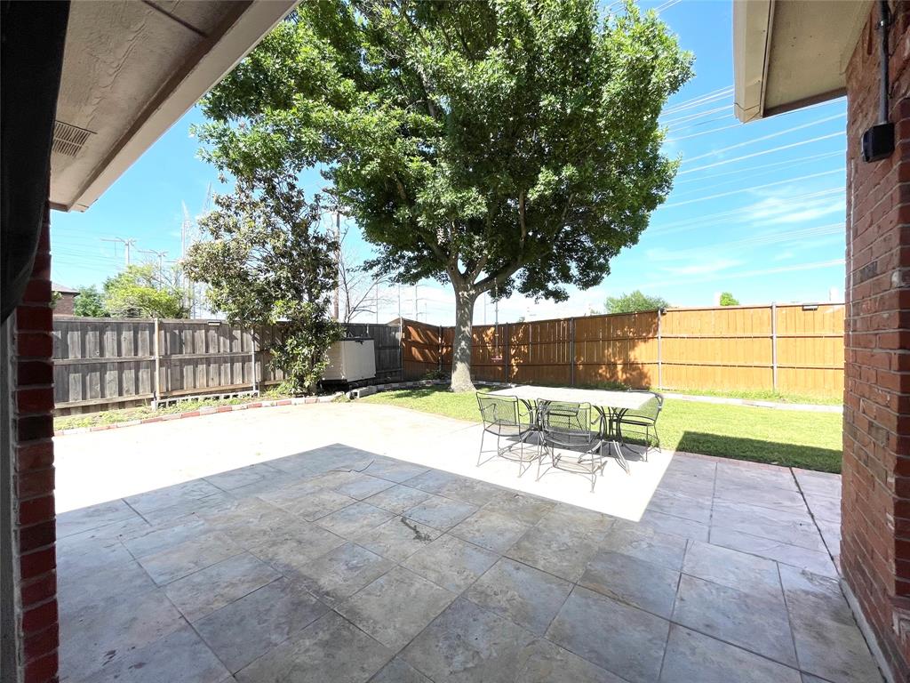 6404 Meadowview Court Plano, TX 75024 - Photo 29 of 33 a view of a bench in a patio