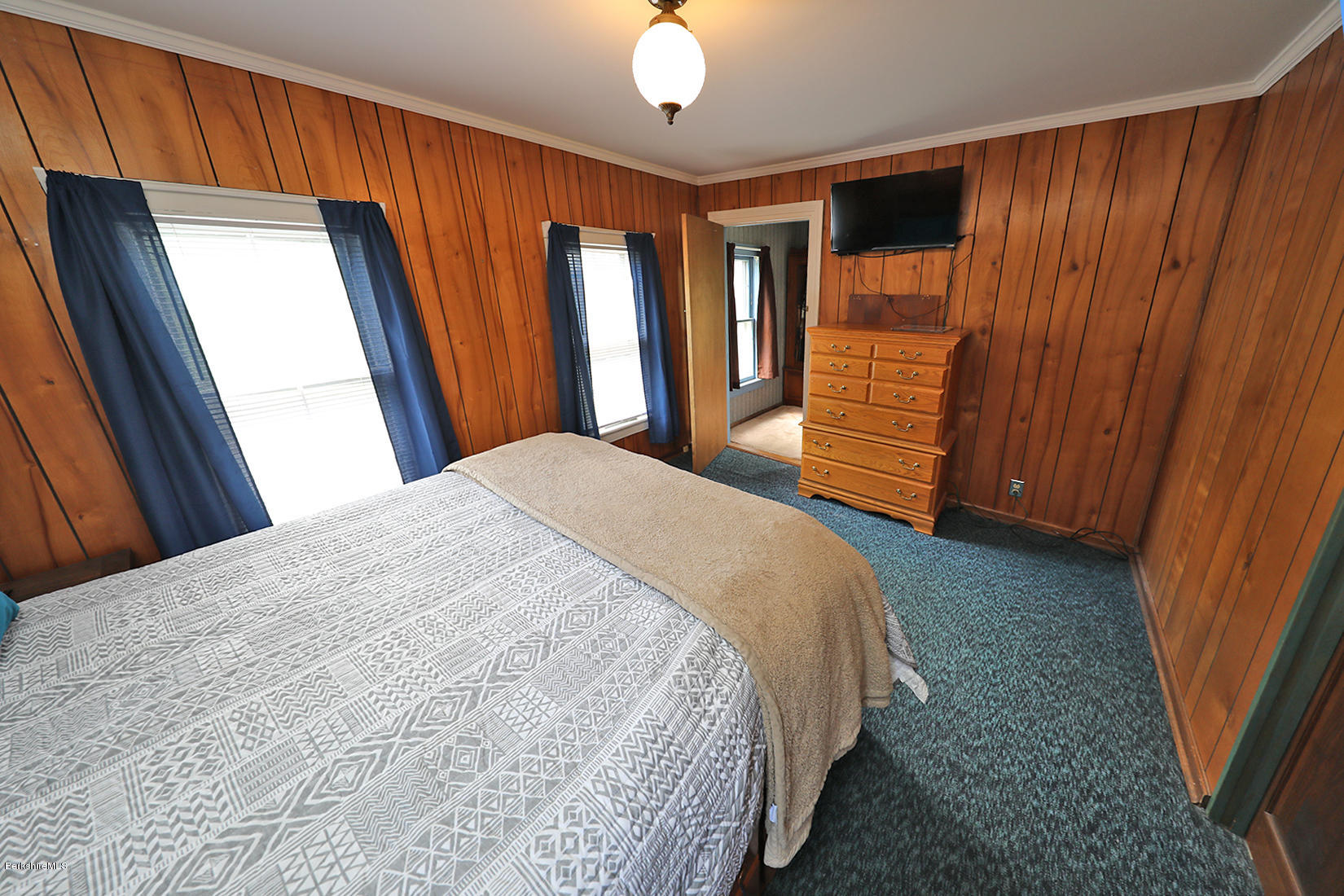 3 Lenox Road West Stockbridge, MA 01266 - Photo 14 of 20 a bedroom with a bed and a large window