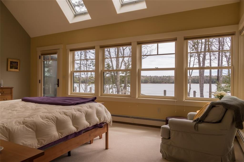841 Mere Point Road Brunswick, ME 04011 - Photo 20 of 35 Master bedroom with cathedral...