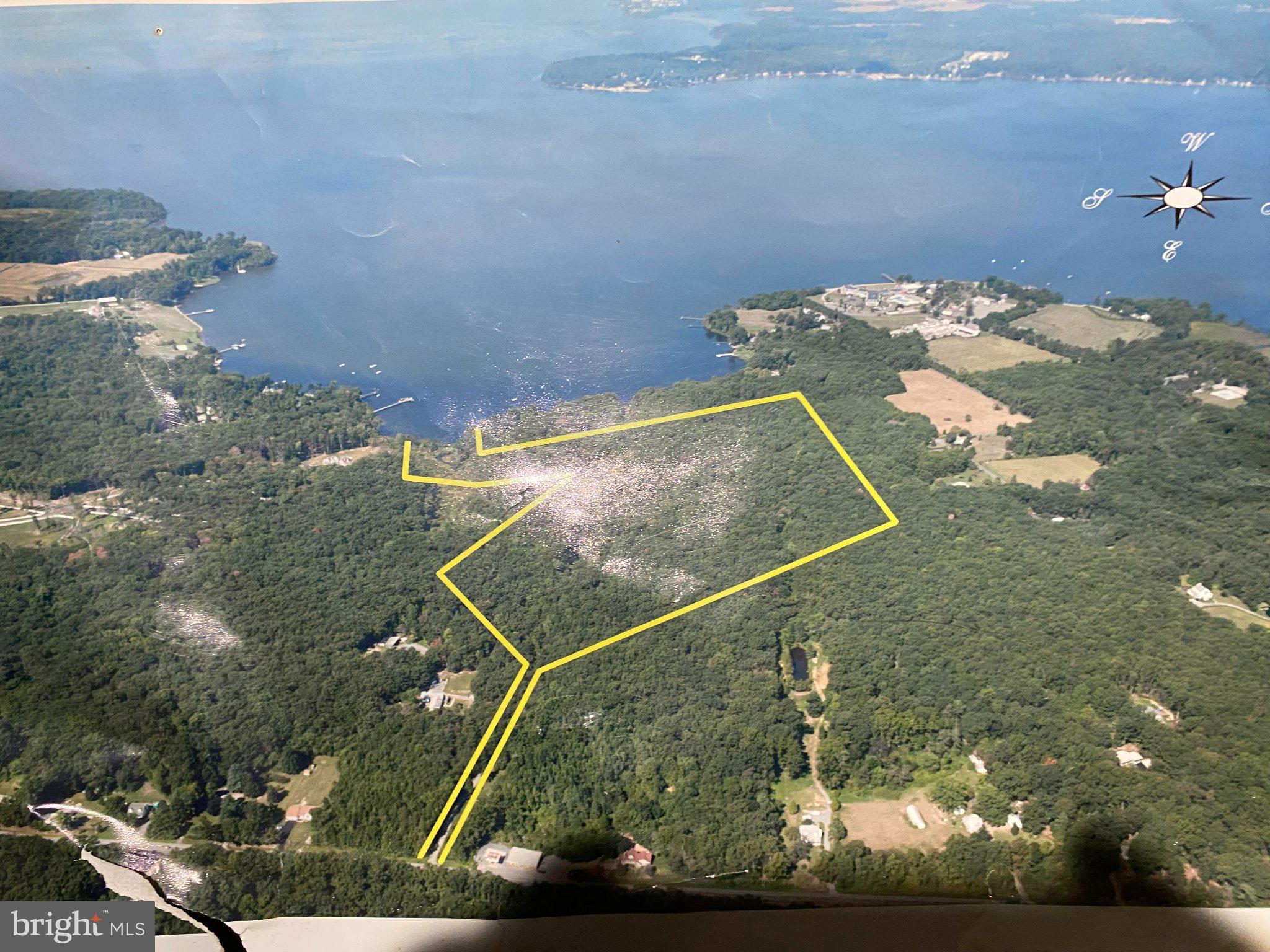 Scenic waterfront land opportunity.