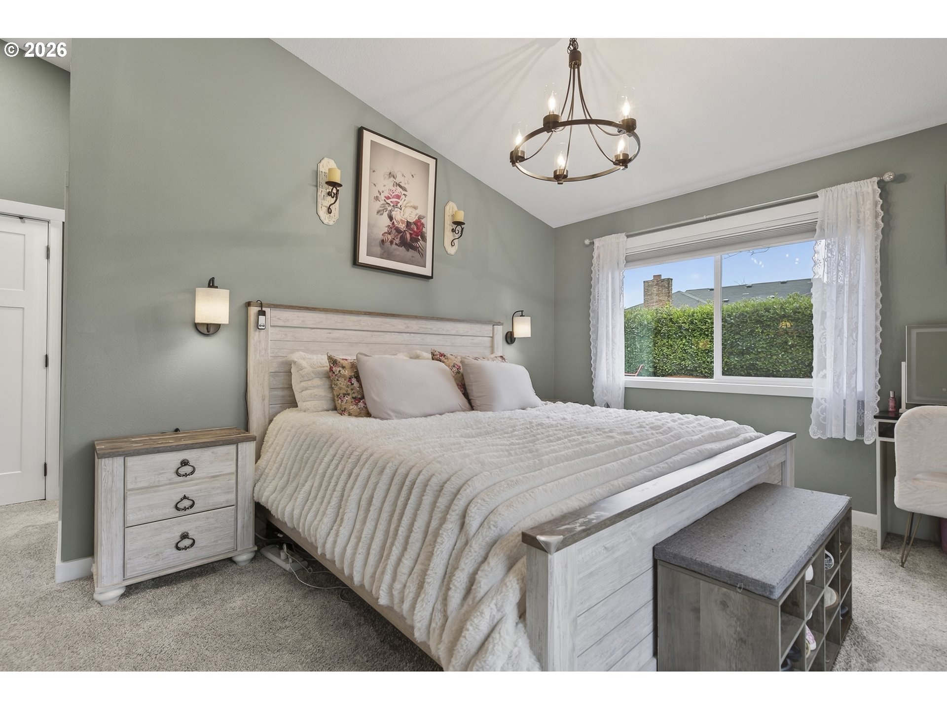 615 Northeast 257th Avenue Camas, WA 98607 - Photo 16 of 48 a bedroom with a bed and a table