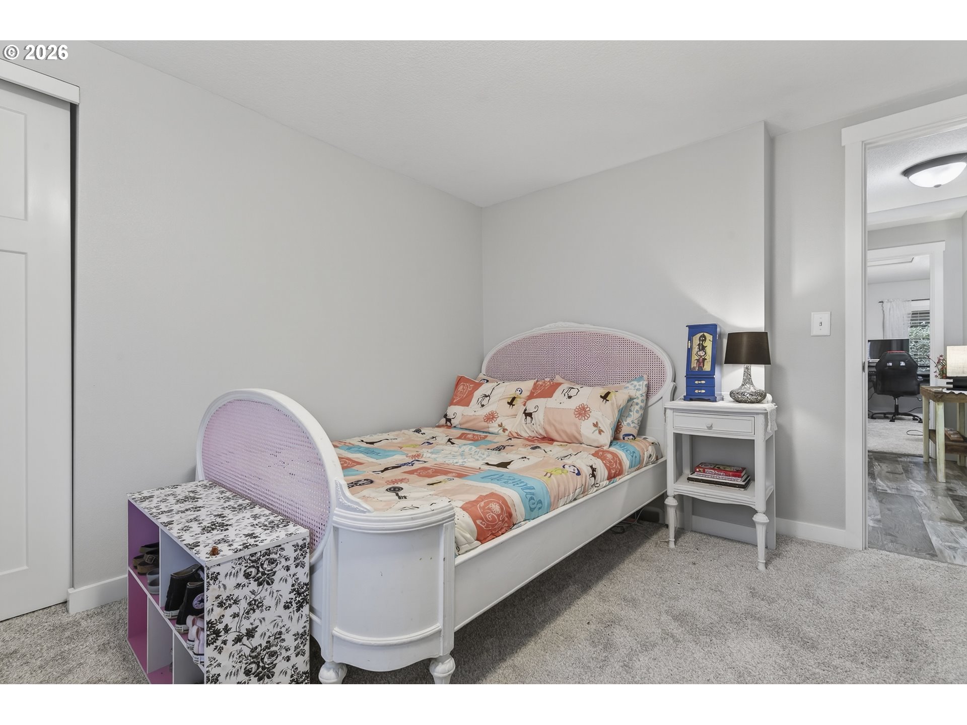 615 Northeast 257th Avenue Camas, WA 98607 - Photo 27 of 48 a bedroom with a bed and a chair