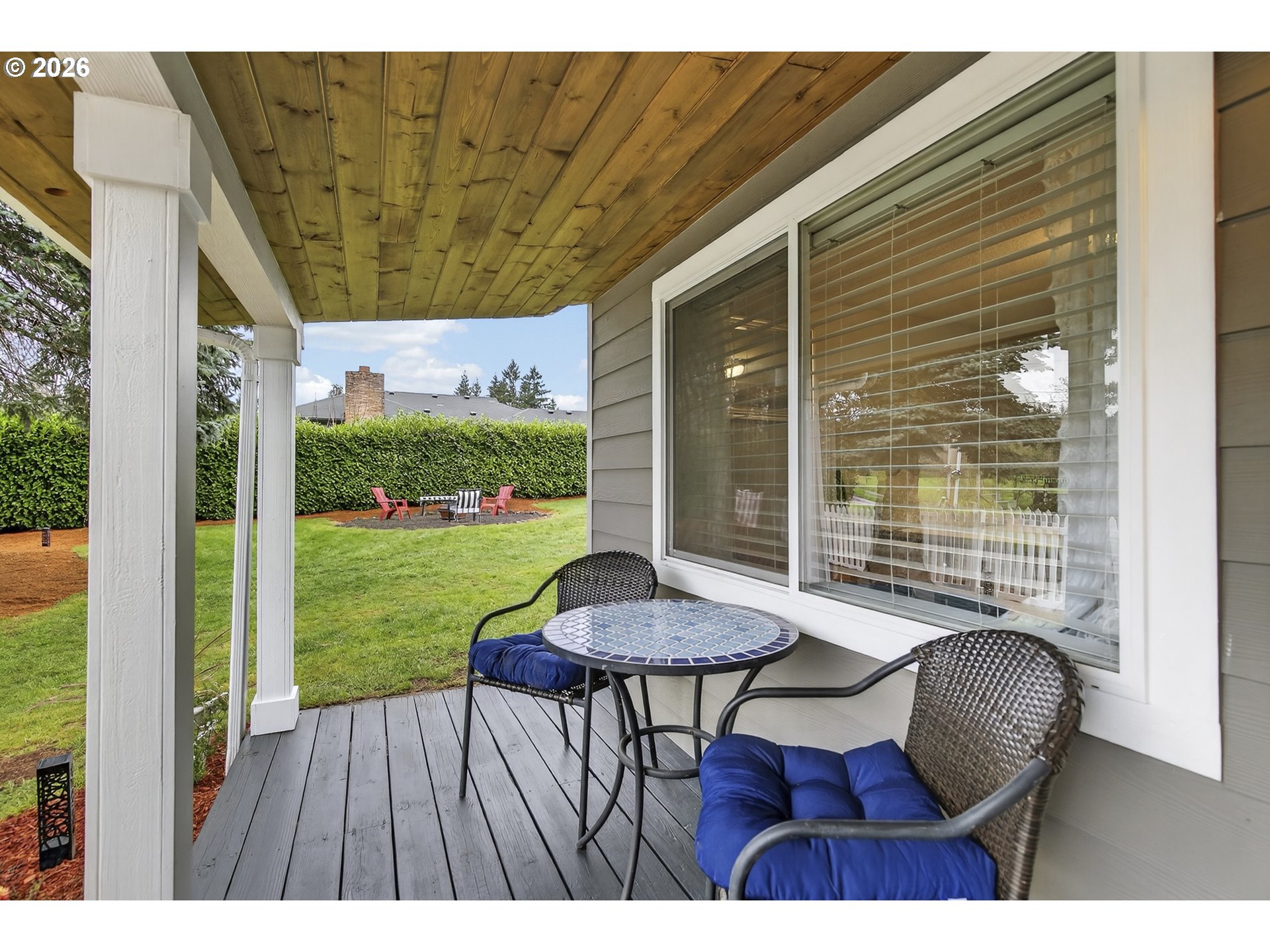 615 Northeast 257th Avenue Camas, WA 98607 - Photo 29 of 48 a balcony with table and chairs