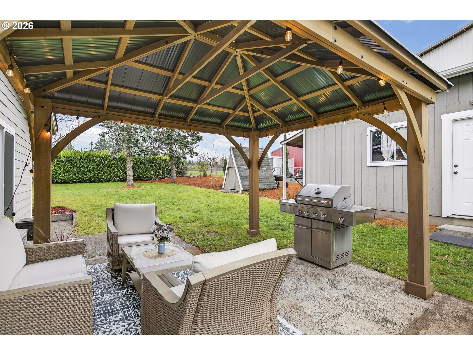 615 Northeast 257th Avenue Camas, WA 98607 - Photo 31 of 48 a view of yard with outdoor seating