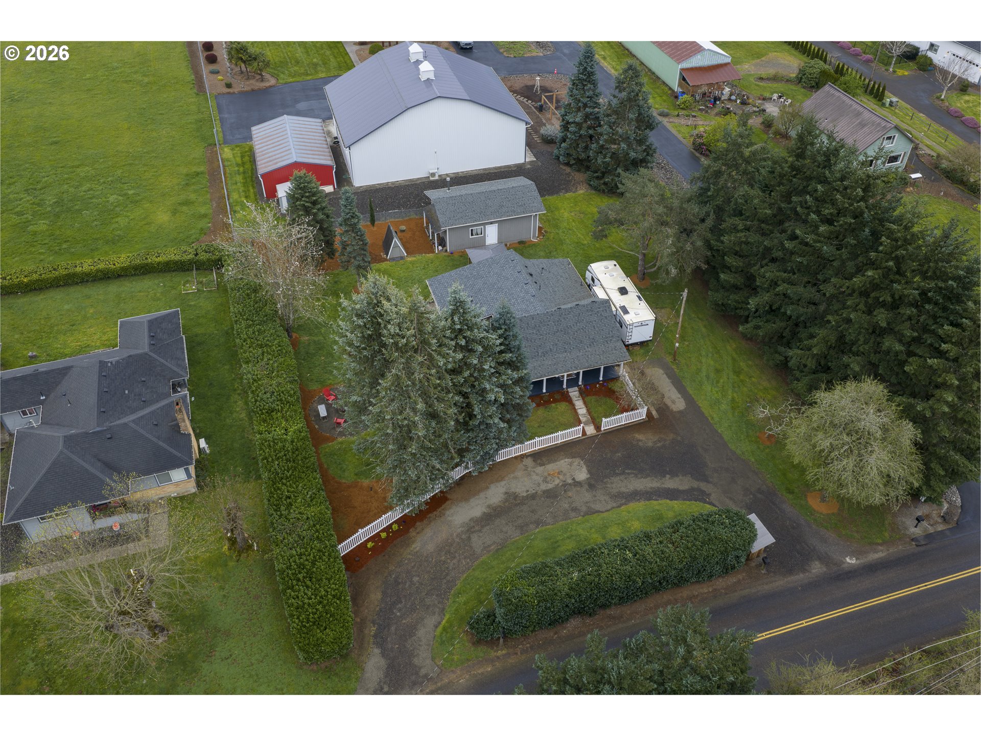 615 Northeast 257th Avenue Camas, WA 98607 - Photo 38 of 48 a aerial view of a house