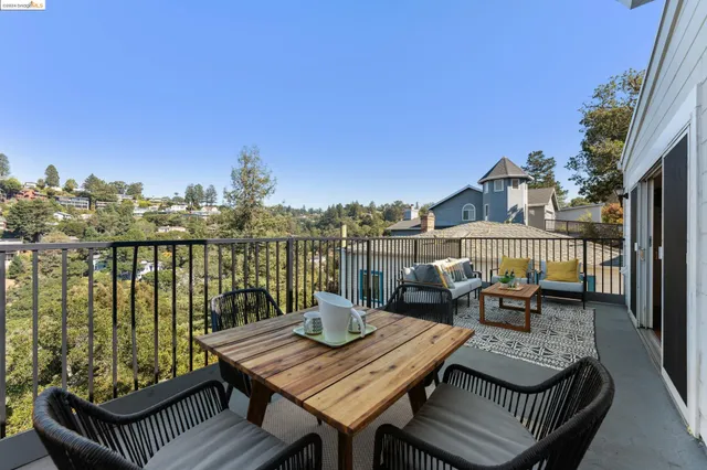 a outdoor space with patio furniture