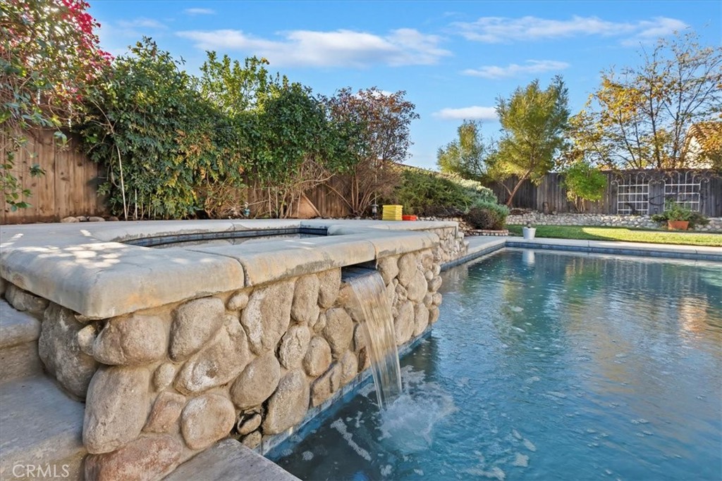 20637 Mesa Oak Drive Riverside, CA 92508 - Photo 47 of 66 a view of swimming pool with outdoor seating and plants