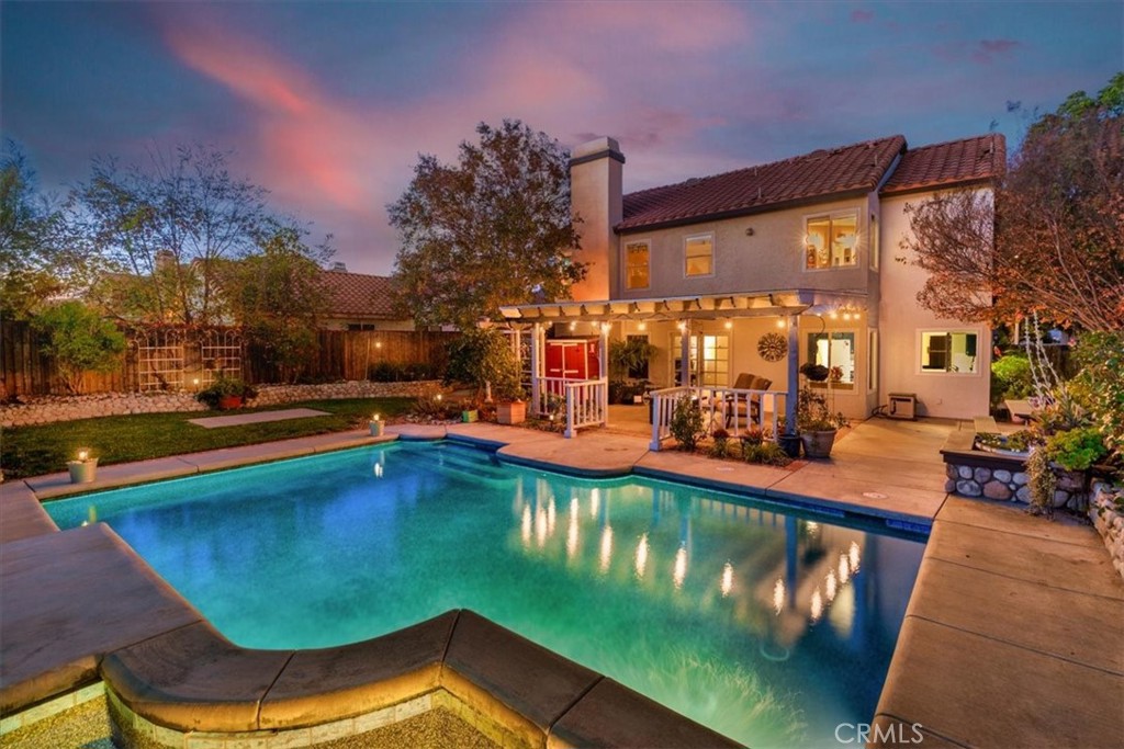 20637 Mesa Oak Drive Riverside, CA 92508 - Photo 10 of 66 a view of swimming pool with outdoor seating