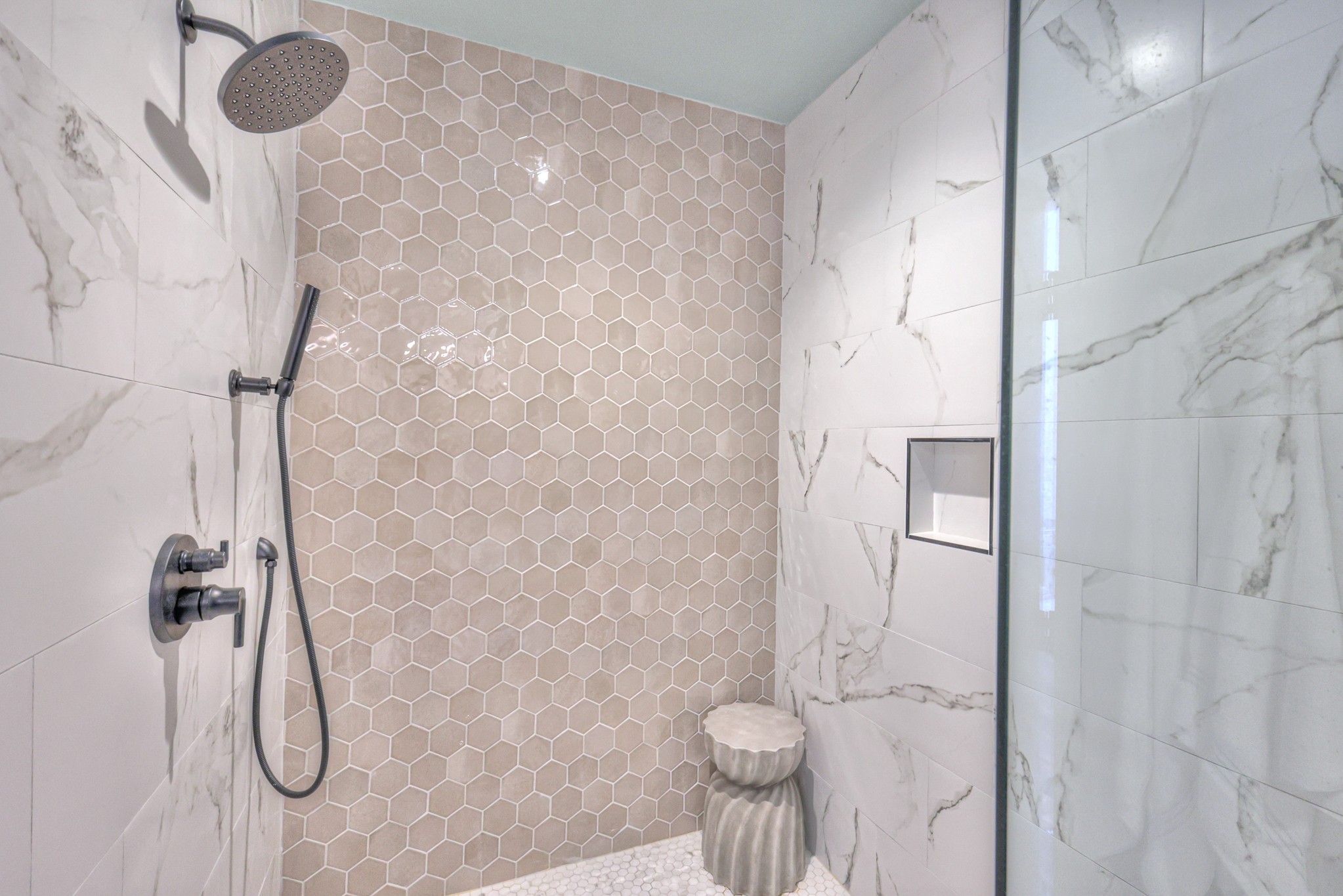 1108 Noble Loop Nashville, TN 37211 - Photo 26 of 45 a bathroom with a granite countertop shower and a sink