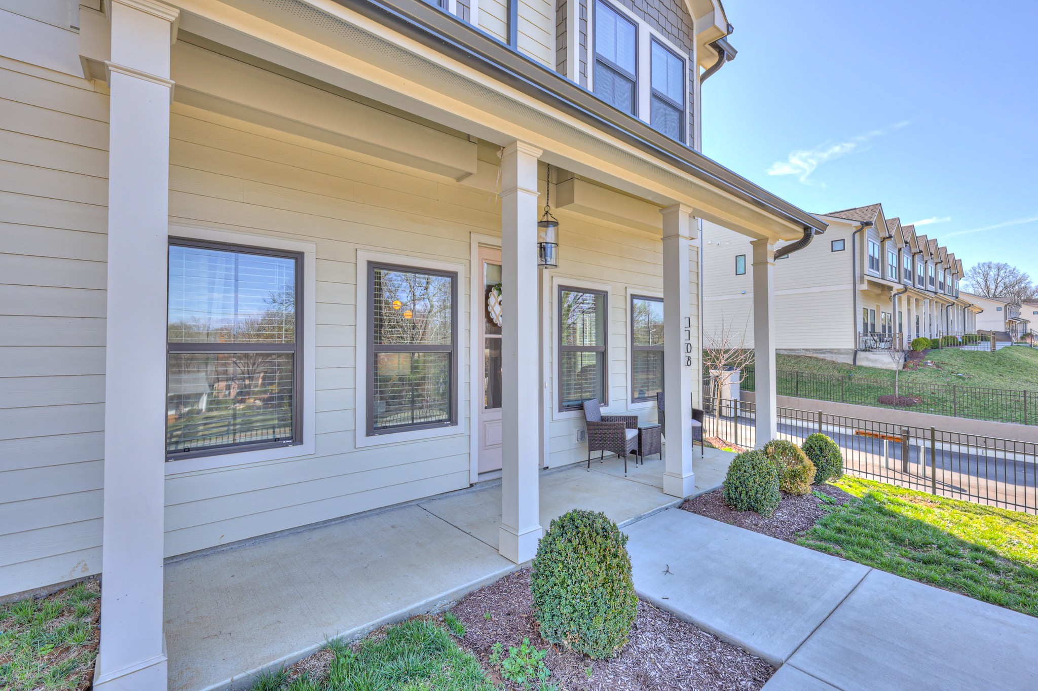 1108 Noble Loop Nashville, TN 37211 - Photo 42 of 45 a view of a house with backyard outdoor seating and hardwood
