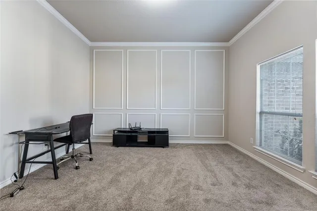 a view of workspace with furniture