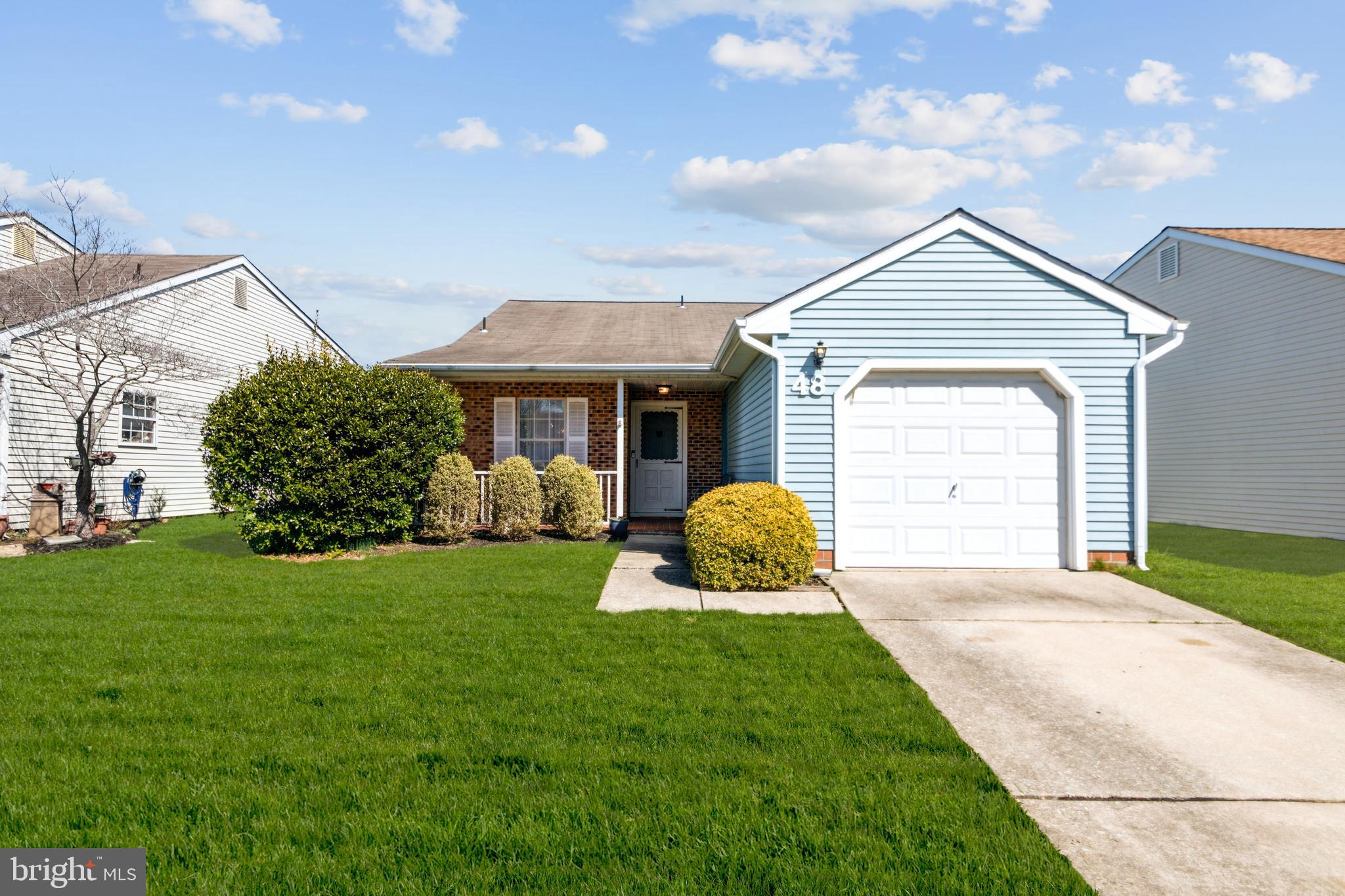 48 Eddystone Way Mount Laurel, NJ 08054 - Photo 1 of 30 a front view of a house with a yard