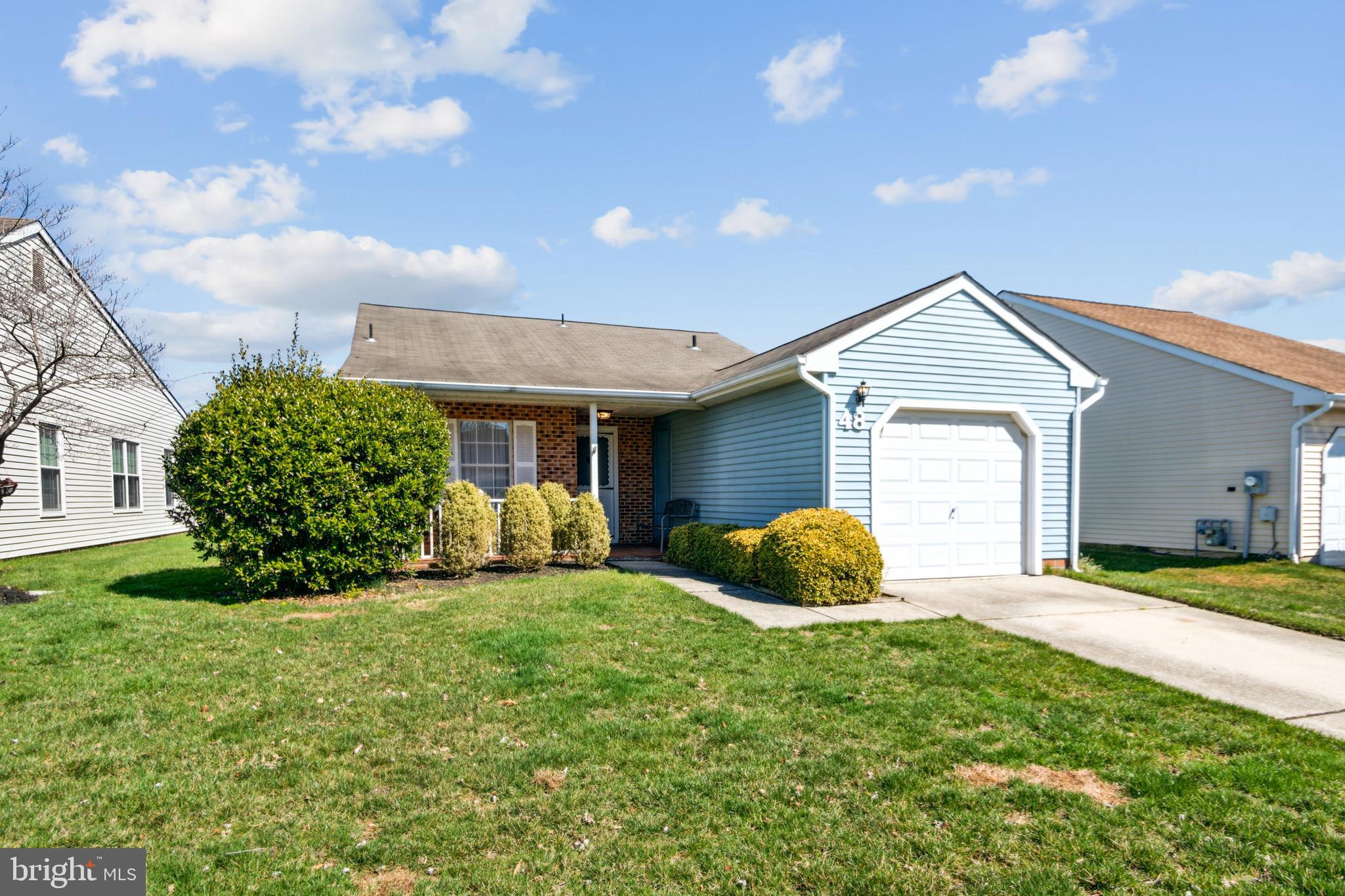 48 Eddystone Way Mount Laurel, NJ 08054 - Photo 2 of 30 a front view of a house with garden