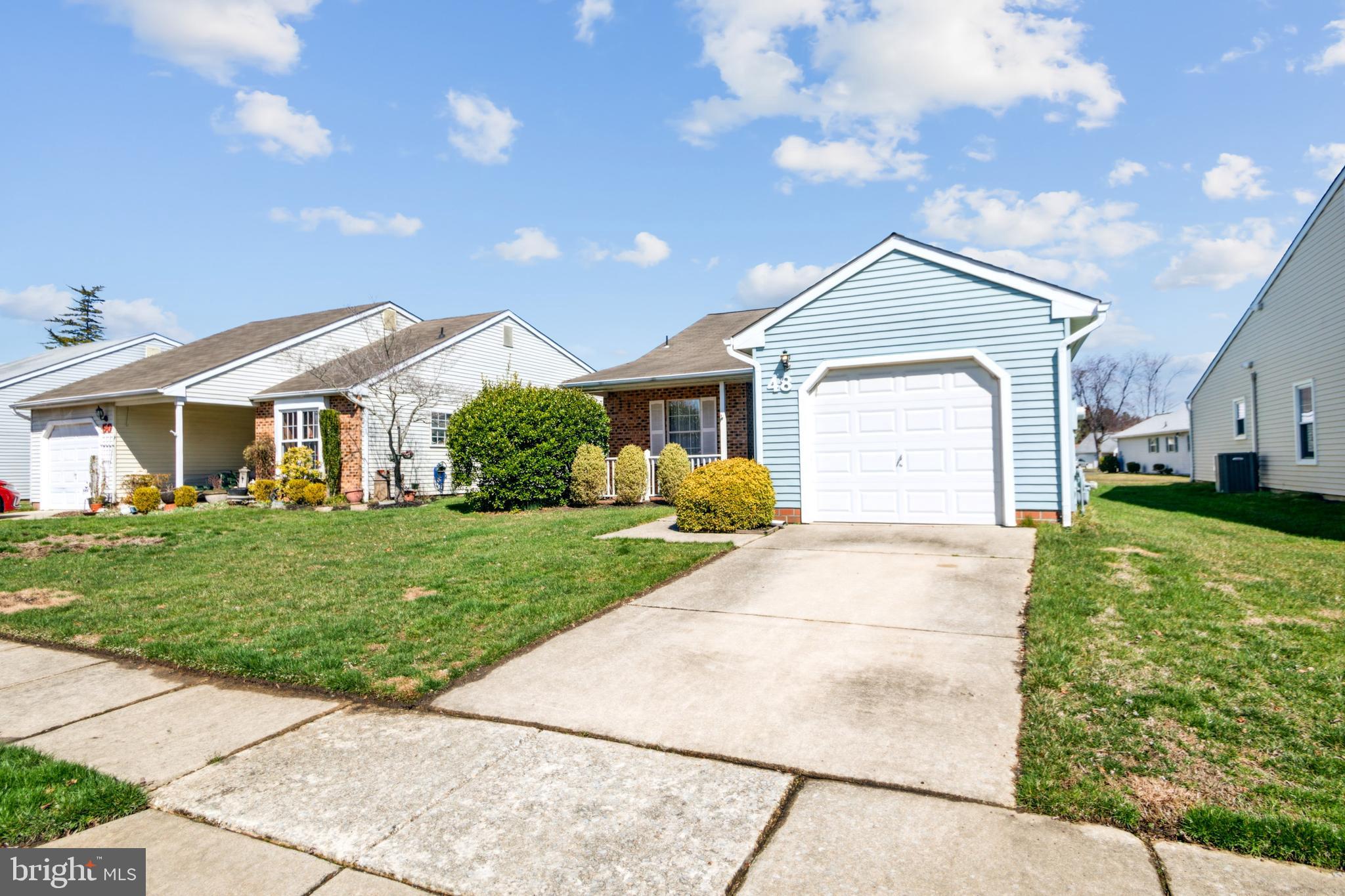 48 Eddystone Way Mount Laurel, NJ 08054 - Photo 3 of 30 a front view of a house with a yard