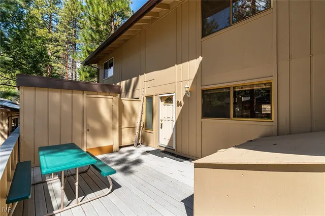 a house view with a outdoor space