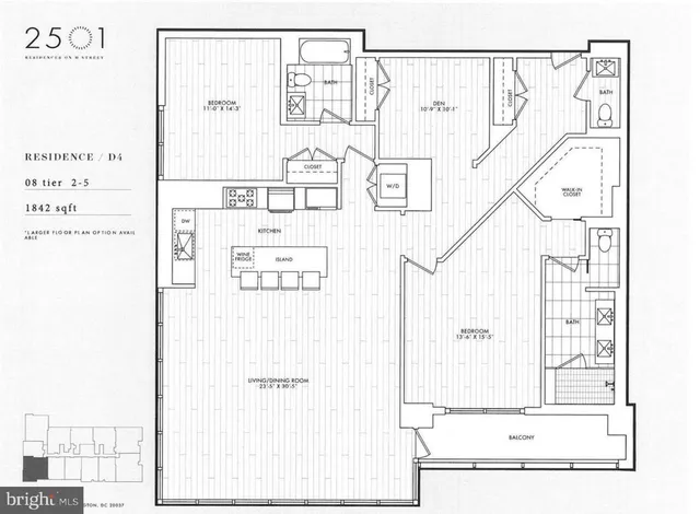 $9,500 | 2501 M Street Northwest, Unit 508, Washington, DC 20037