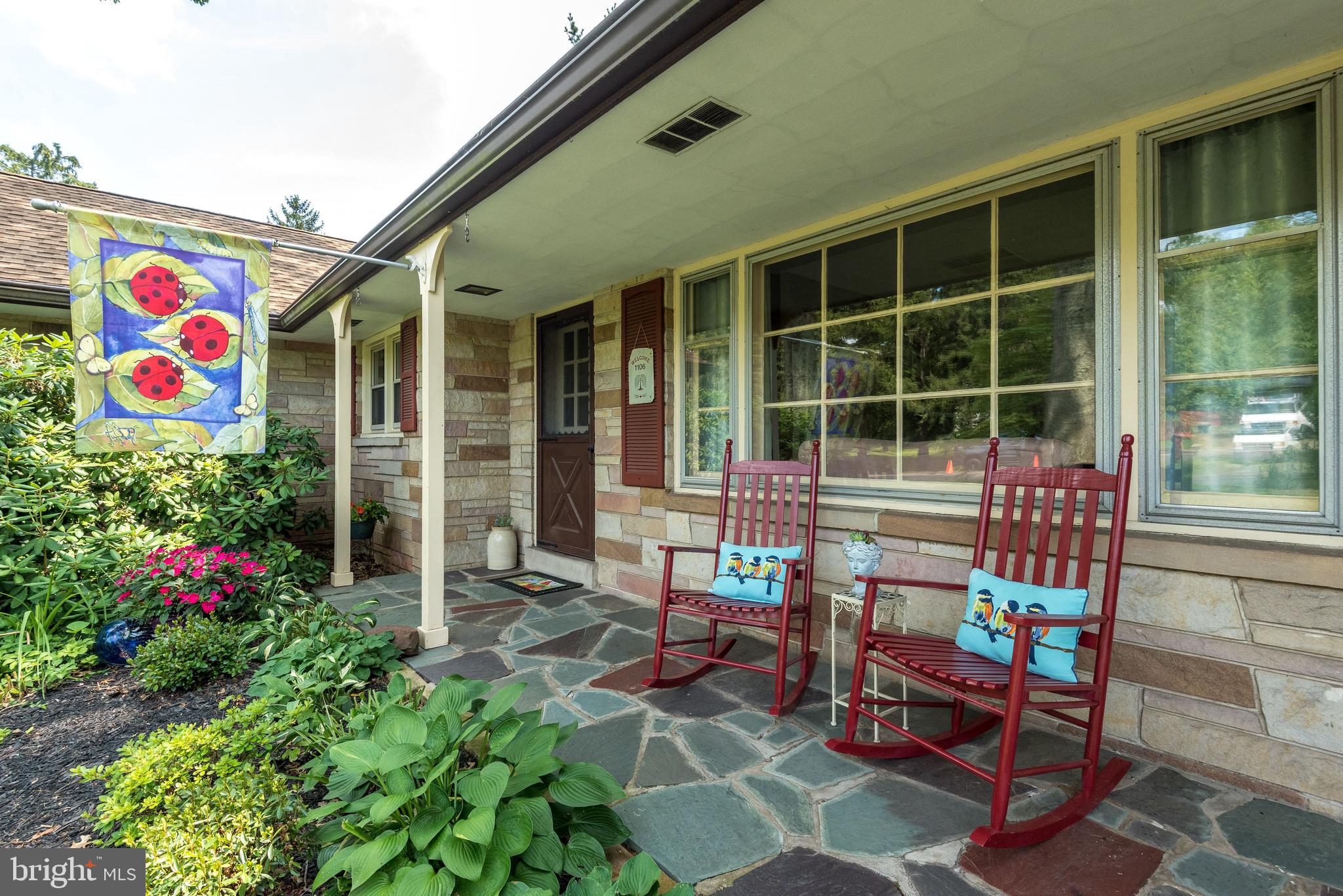 1106 Vilsmeier Road Lansdale, PA 19446 - Photo 3 of 50 beautiful flagstone porch with lots of perennials