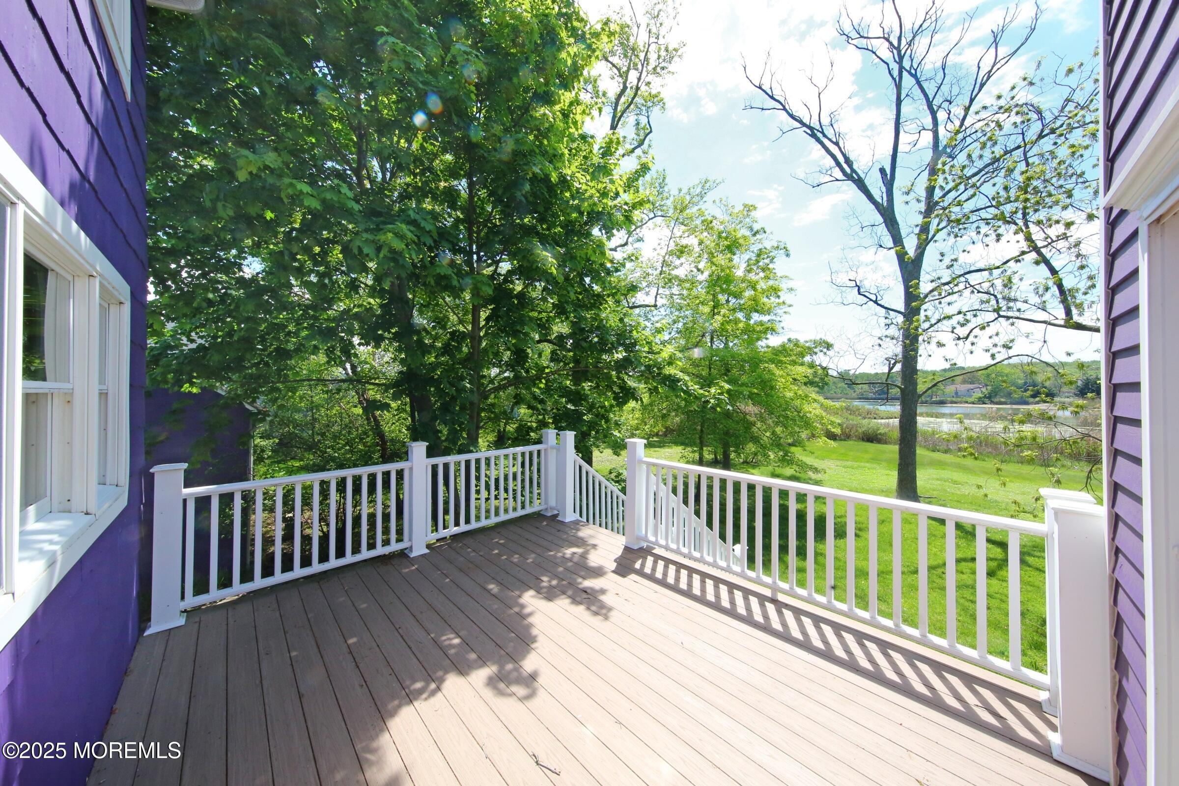 40 Riverside Avenue Oceanport, NJ 07757 - Photo 40 of 62 a view of a wooden roof deck