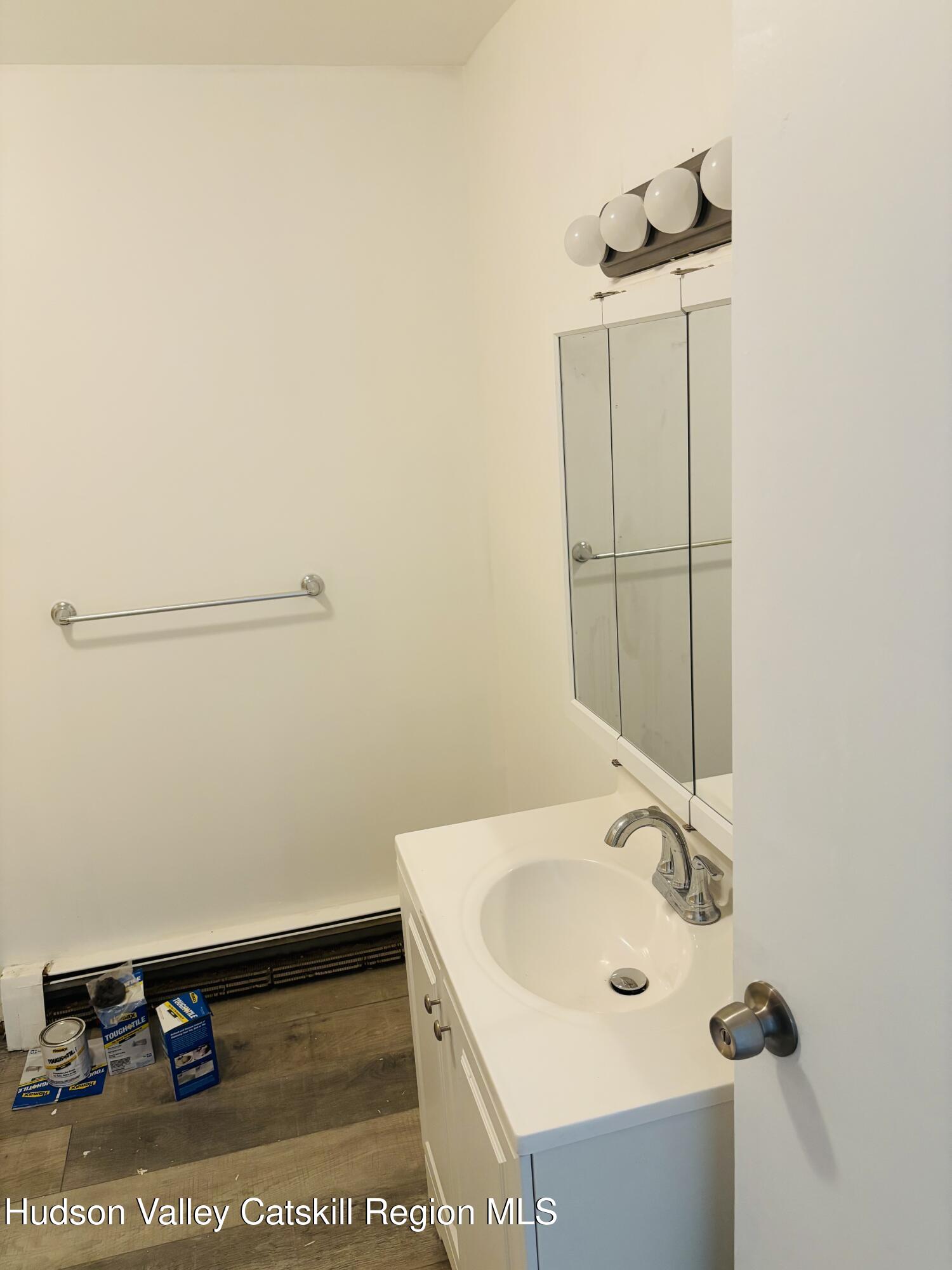 22-24 Jane Street, Unit 24A Saugerties, NY 12477 - Photo 11 of 11 a bathroom with a sink and a mirror