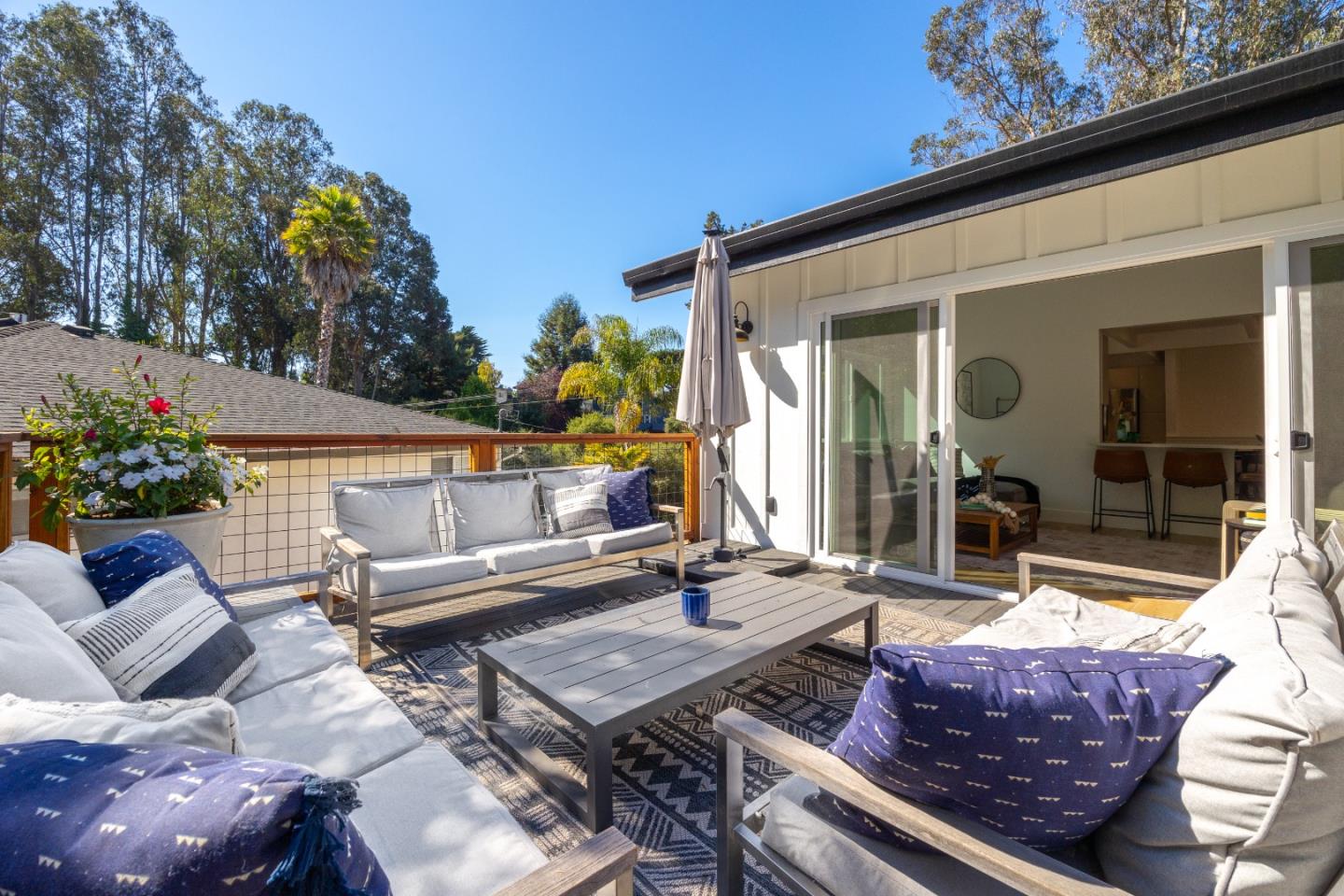 305 Sumner Avenue Aptos, CA 95003 - Photo 11 of 22 a outdoor living space with furniture and a potted plant