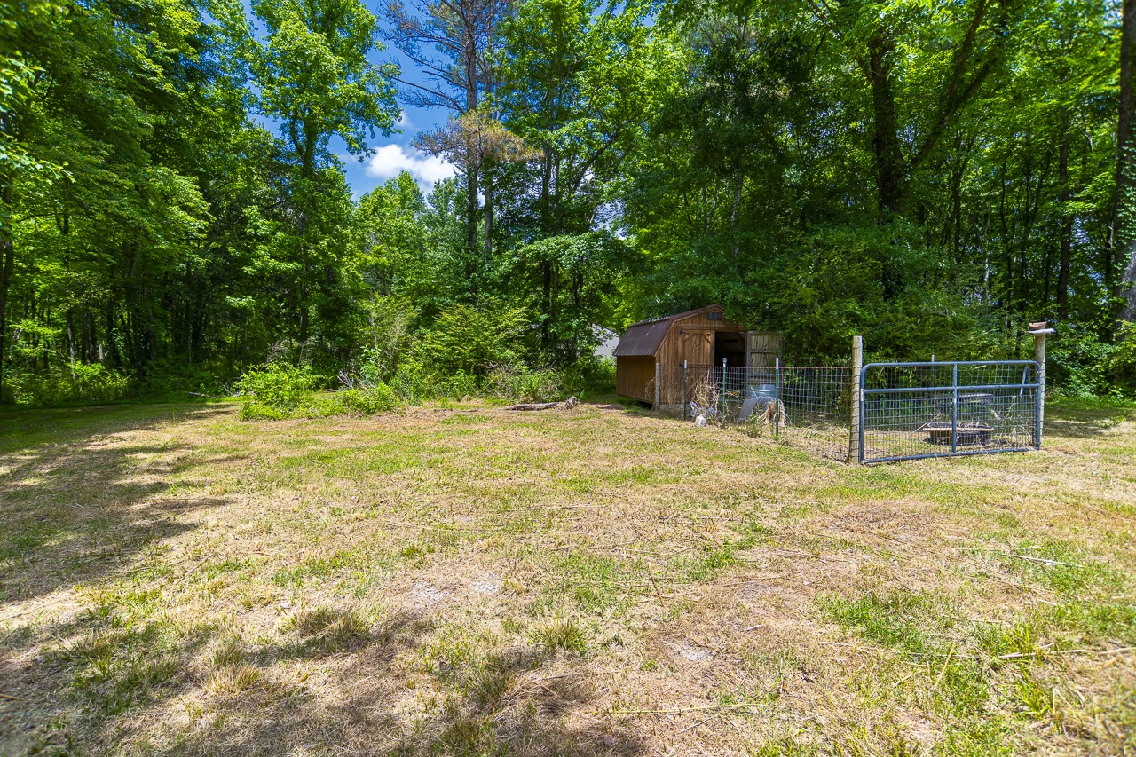 23 Grassy Branch Road Flintville, TN 37335 - Photo 8 of 24 a view of backyard with wooden fence and large trees