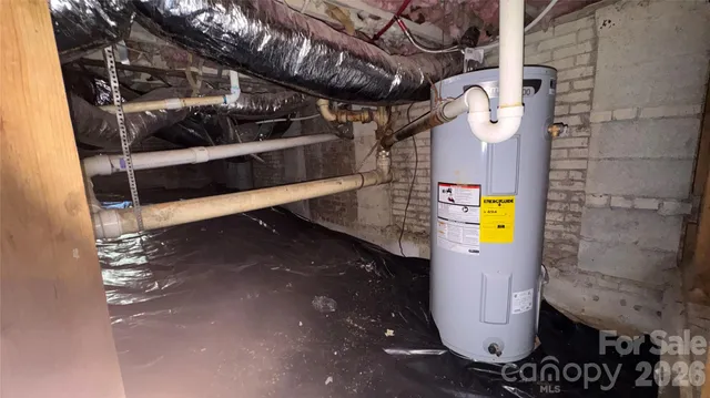 a view of storage and utility room