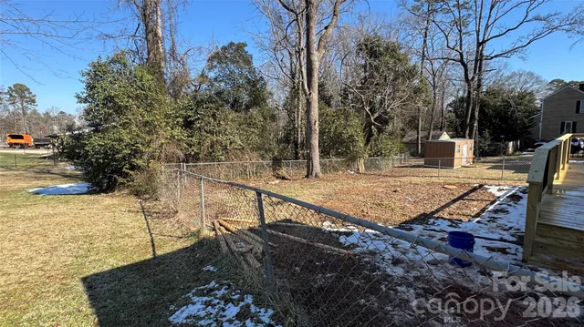 a view of a terrace with a bench