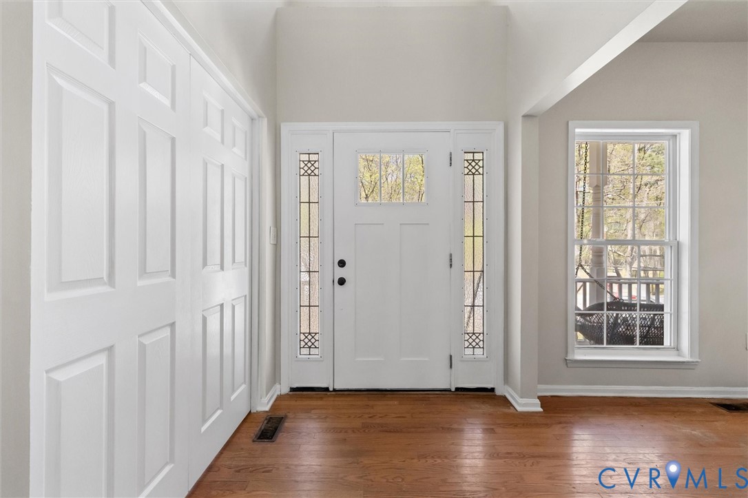 201 Washington Drive Ruther Glen, VA 22546 - Photo 4 of 27 a view of entryway with wooden floor