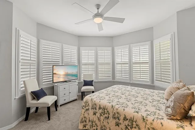 a view of a ocean with a mountain