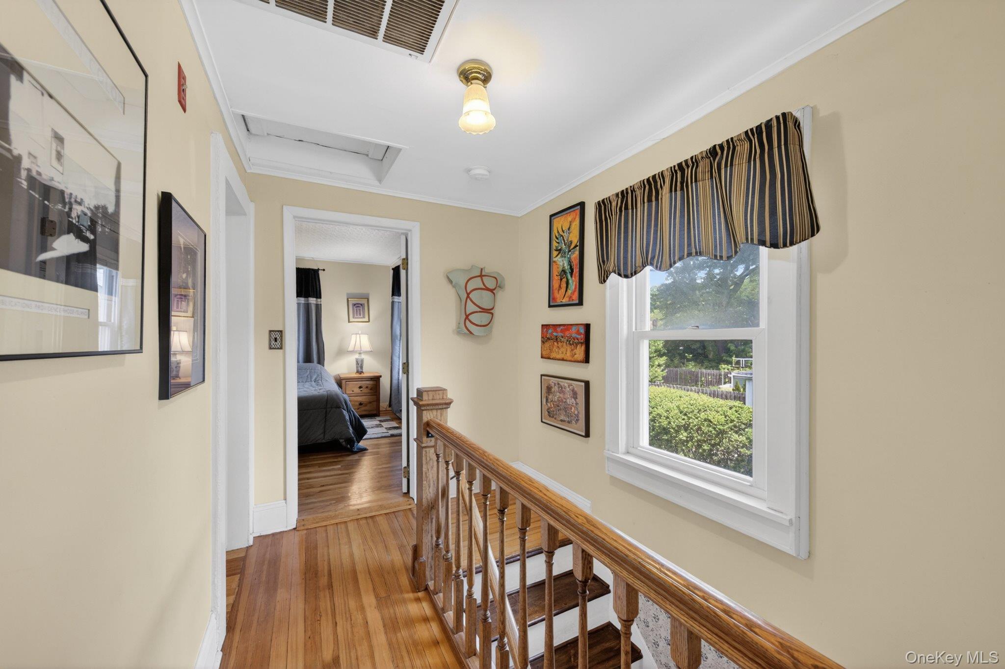 250 Rombout Avenue Beacon, NY 12508 - Photo 15 of 33 a view of an entryway with wooden floor and a livingroom