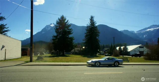 a car parked in front of a house