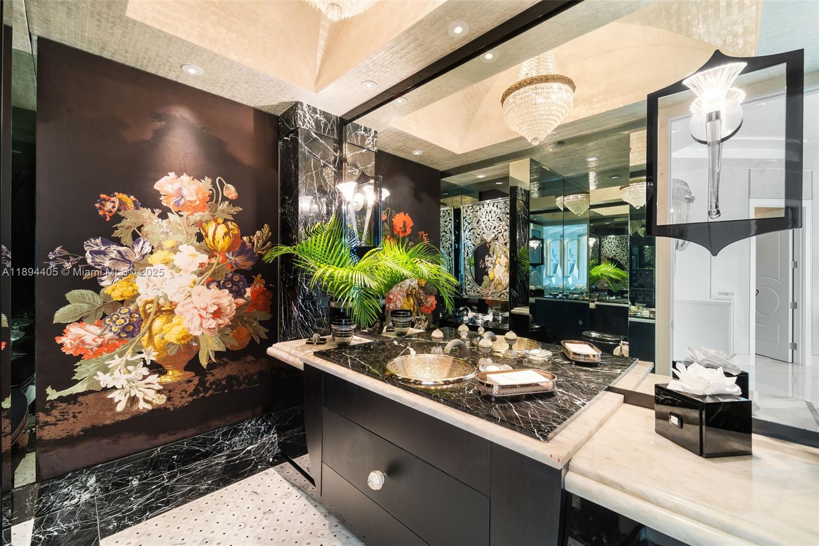 7000 Island Boulevard, Unit PH02 Aventura, FL 33160 - Photo 17 of 53 a kitchen counter top space a stove and a sink