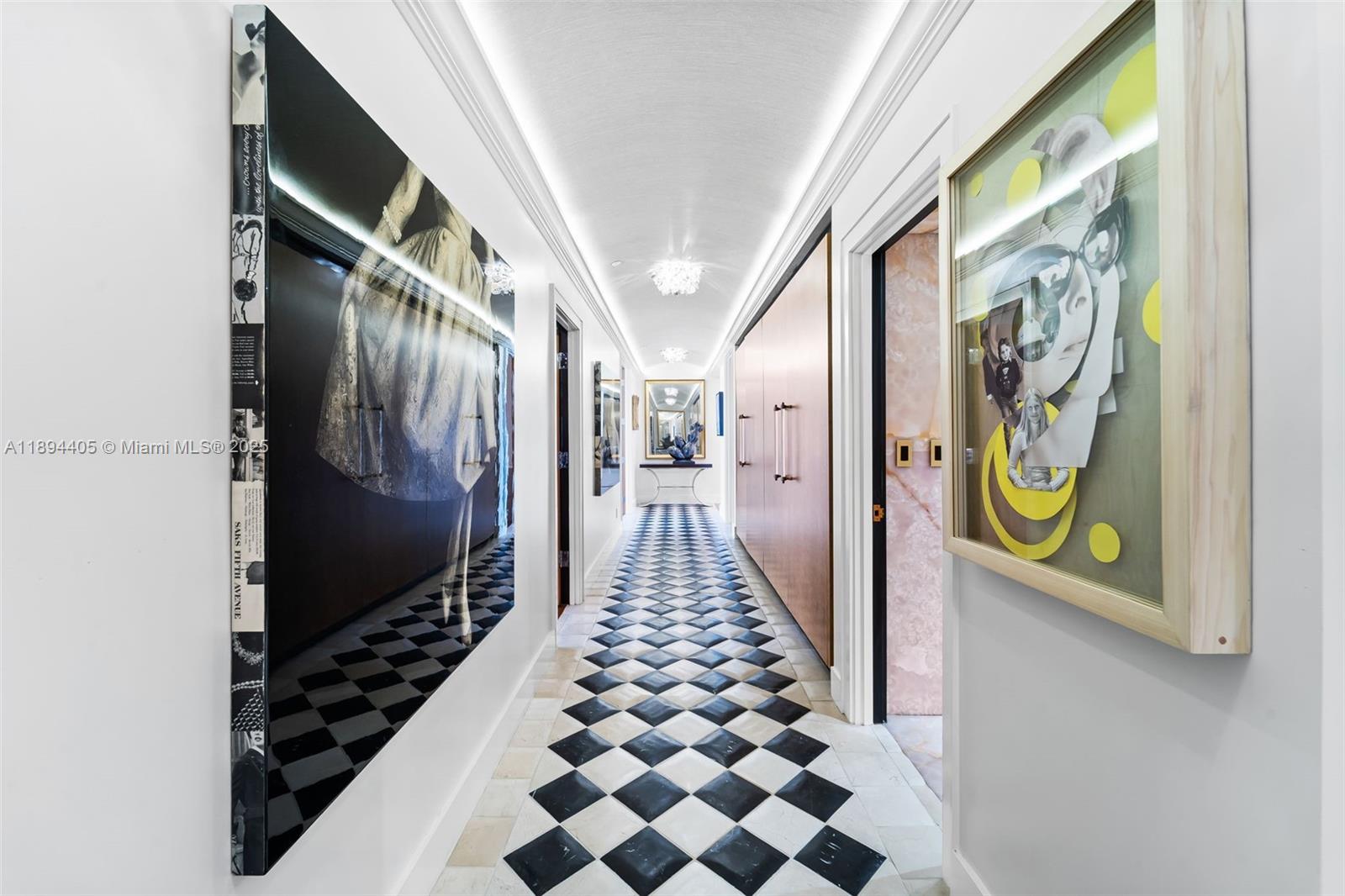 7000 Island Boulevard, Unit PH02 Aventura, FL 33160 - Photo 26 of 53 a view of hallway with wooden floor