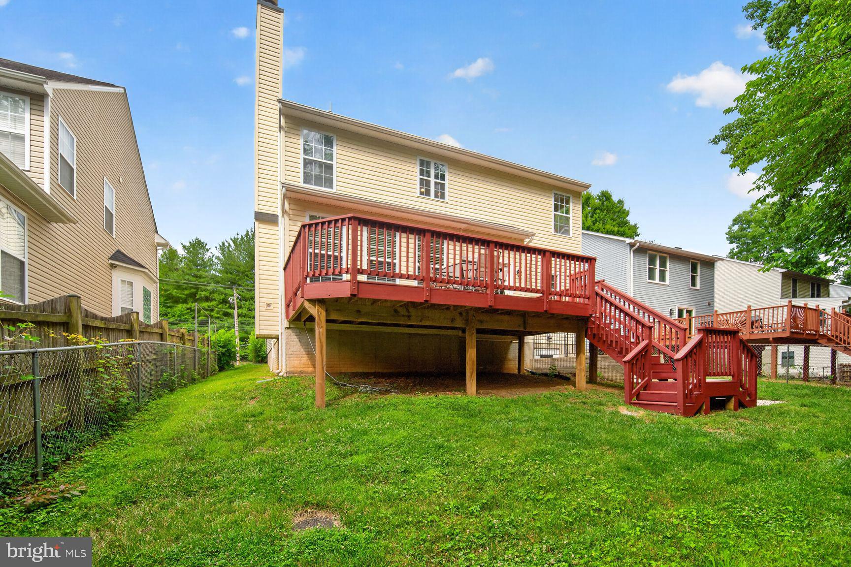 9957 Guilford Road Jessup, MD 20794 - Photo 37 of 37 Rear Yard Deck view